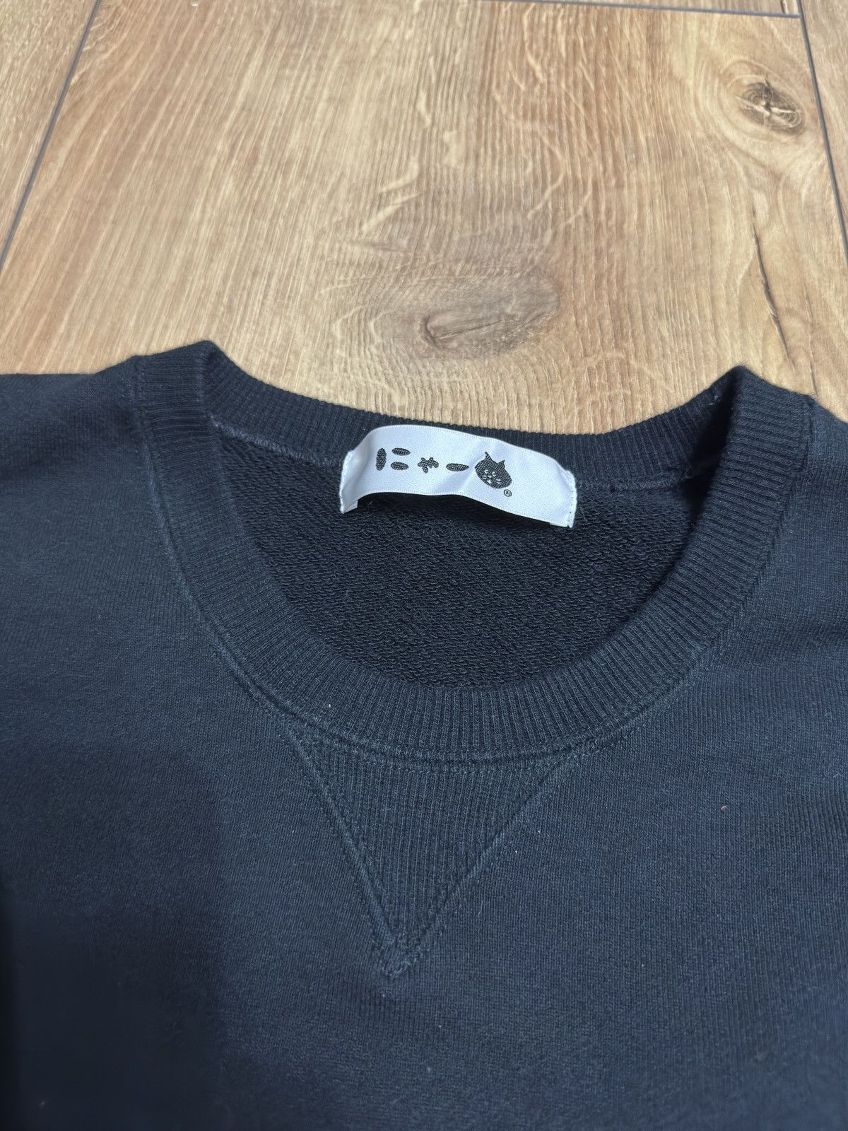 Ne-Net Vintage Ne-Net Issey Miyake Cat Logo Sweatshirt Size M / US 6-8 / IT 42-44 - 3 Thumbnail