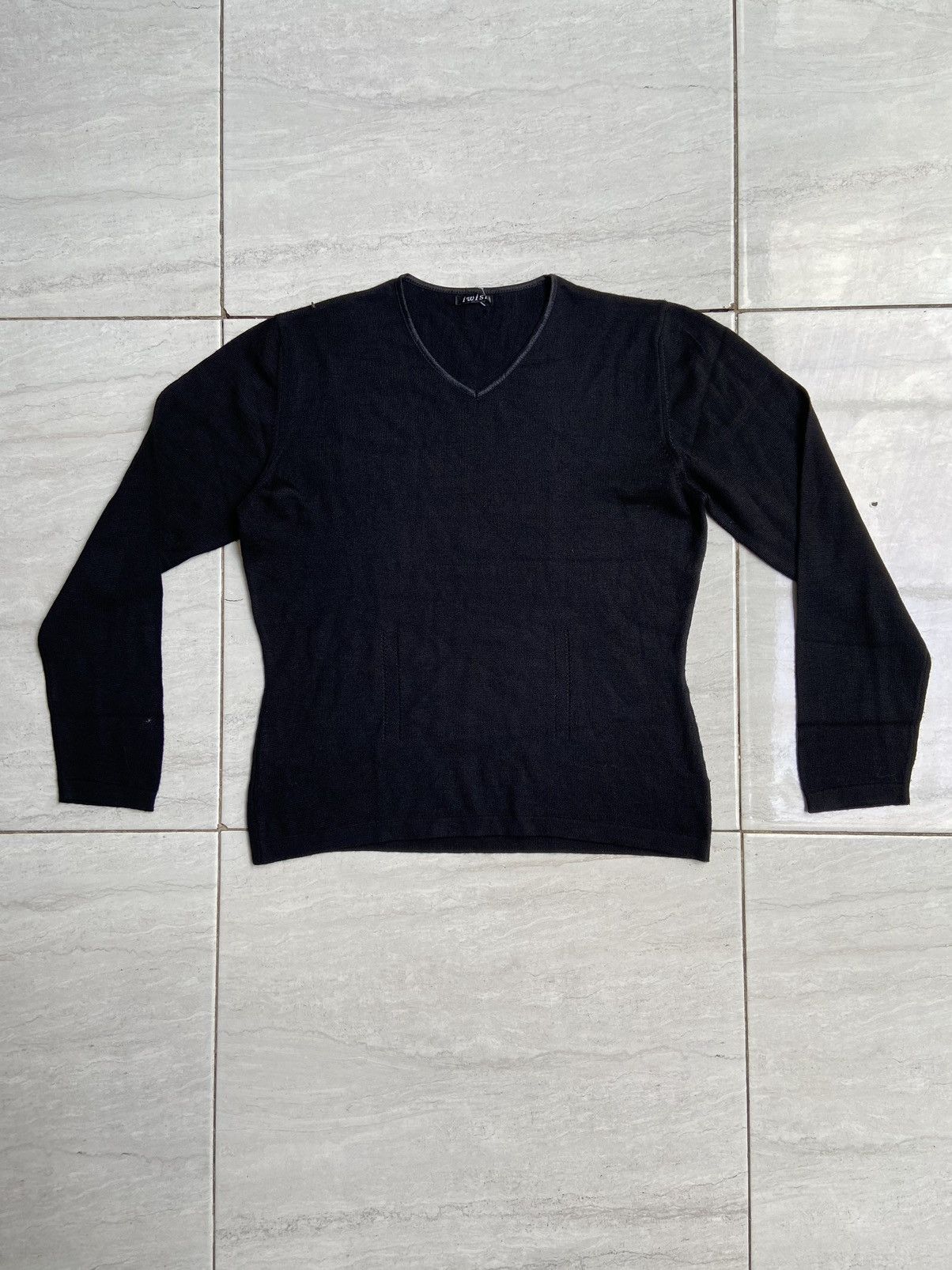 image of Yohji Yamamoto x YS I Wish Y’S Bis Black Knit T-Shirt, Men's (Size Small)