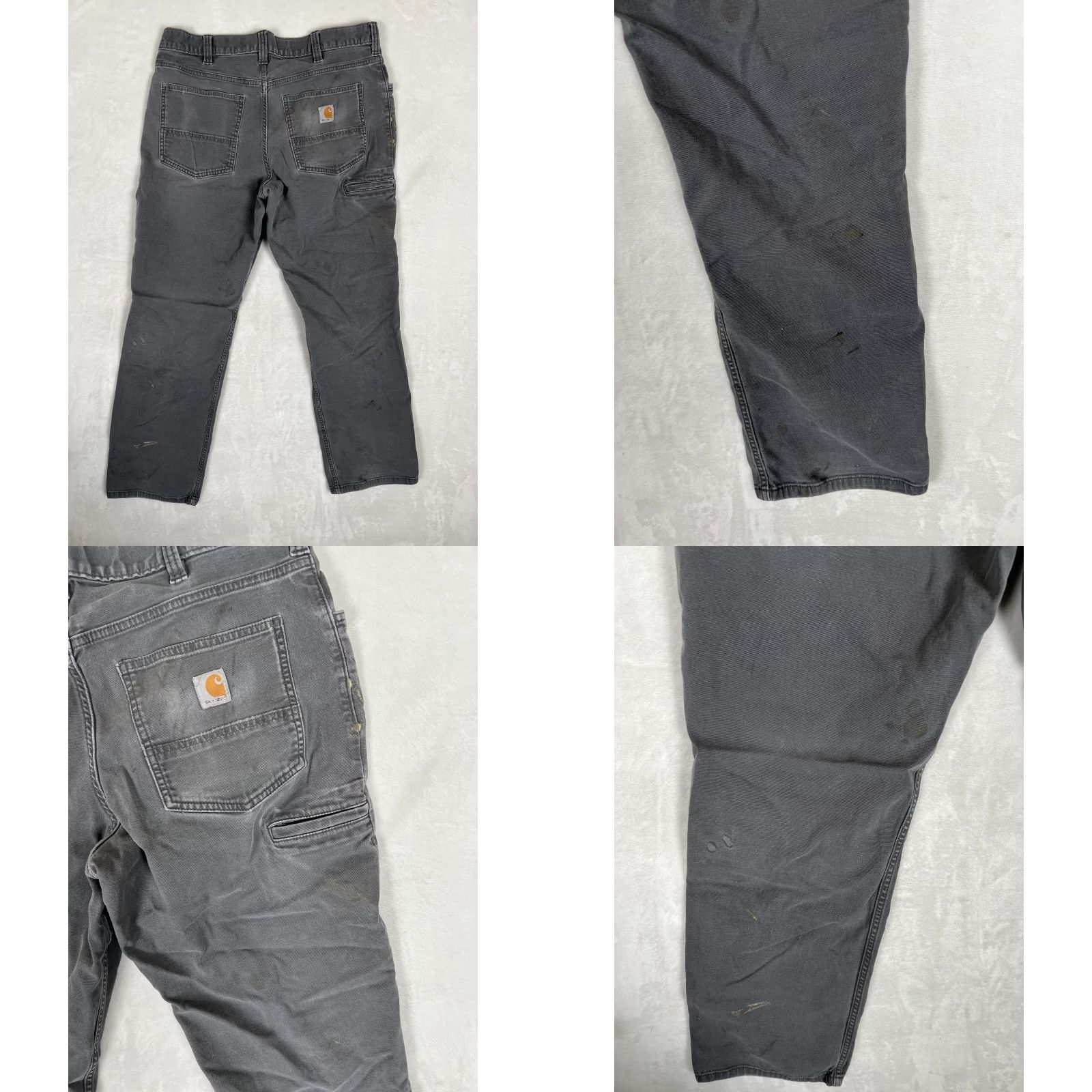 Dickies VINTAGE Dickies Carpenter Pants Gray 34x30 Workwear 90s Grunge USA Mens Straight Pants Size US 34 / EU 50 - 8 Thumbnail