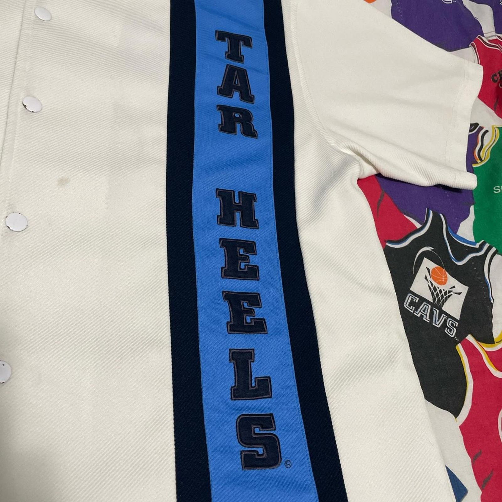 NCAA × Vintage Y2K NCAA UNC North Carolina Tar Heels Basketball Warm Up Size US L / EU 52-54 / 3 - 3 Thumbnail