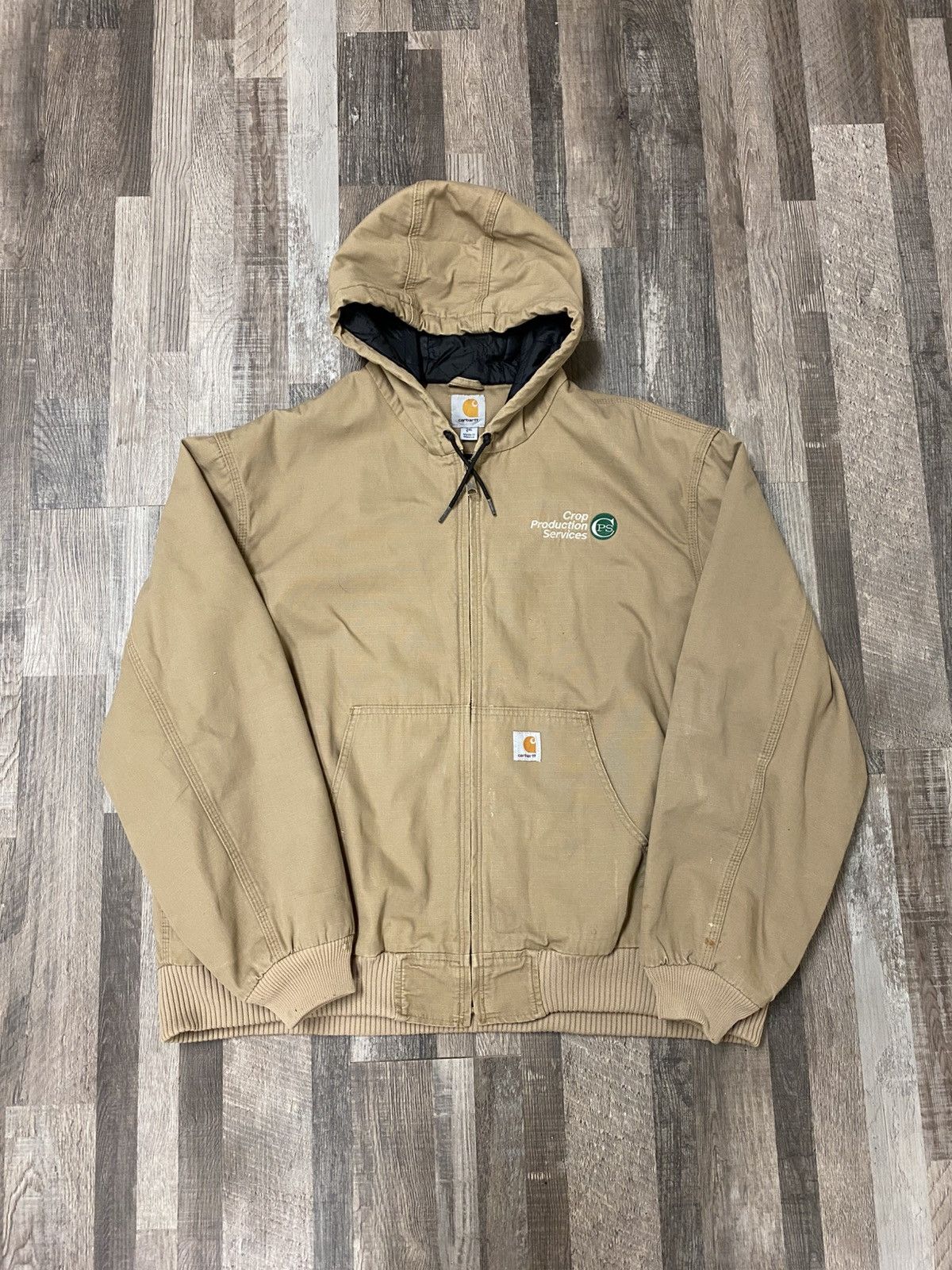 Carhartt Vintage Carhartt Zip Up Jacket Hoodie Active Detroit Y2K Size US XXL / EU 58 / 5 - 1 Thumbnail