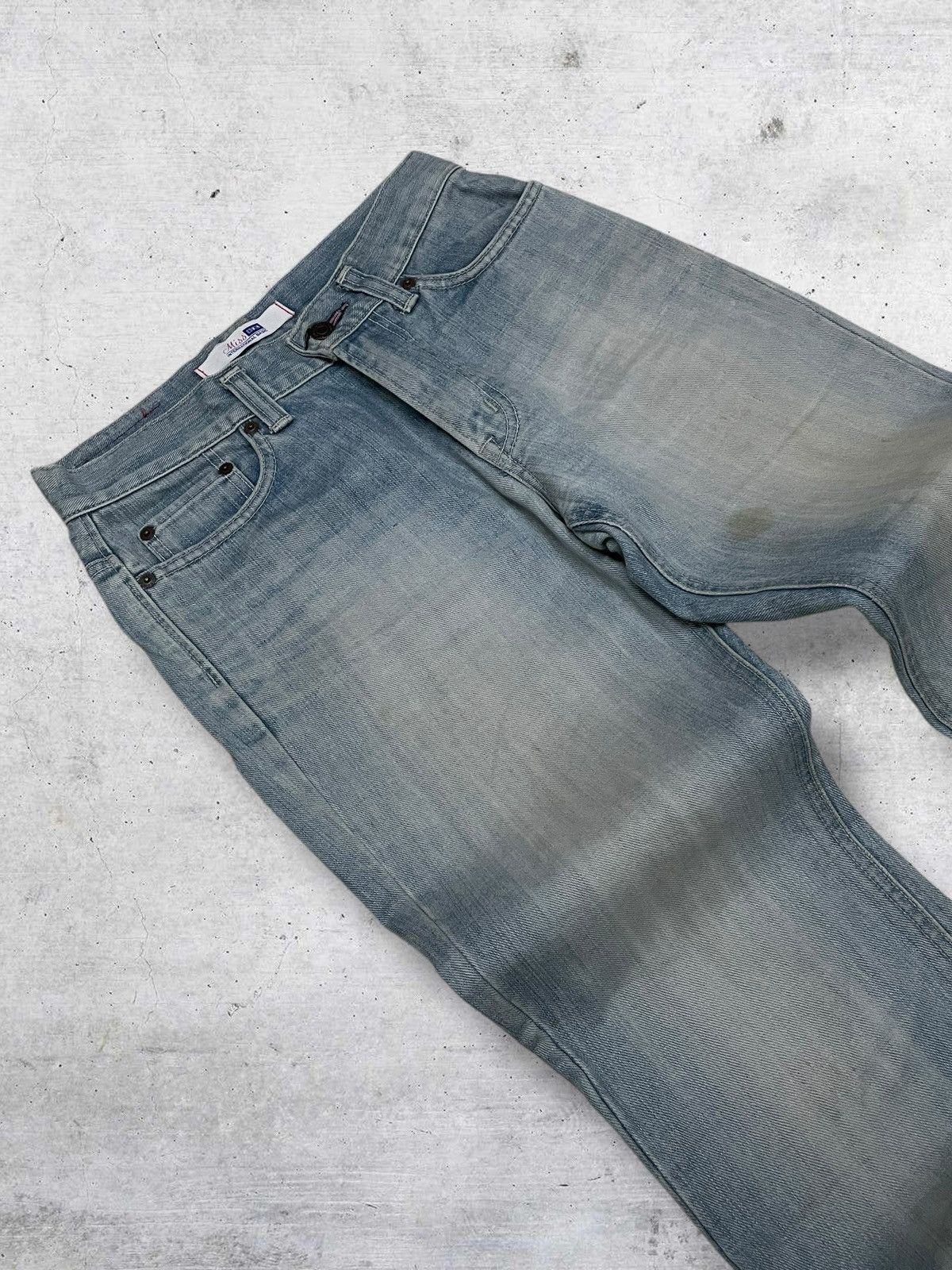 Edwin VINTAGE EDWIN 90S OG JAPAN DESIGNER FLARED MUDWASH DENIM Size US 28 / EU 44 - 7 Thumbnail