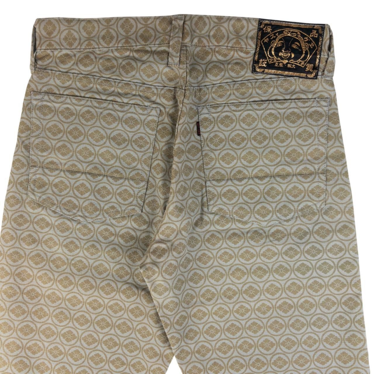 Evisu Vintage Evisu Kamon Flower Monogram Trousers Womens Size W28 Size 28" / US 6 / IT 42 - 4 Thumbnail