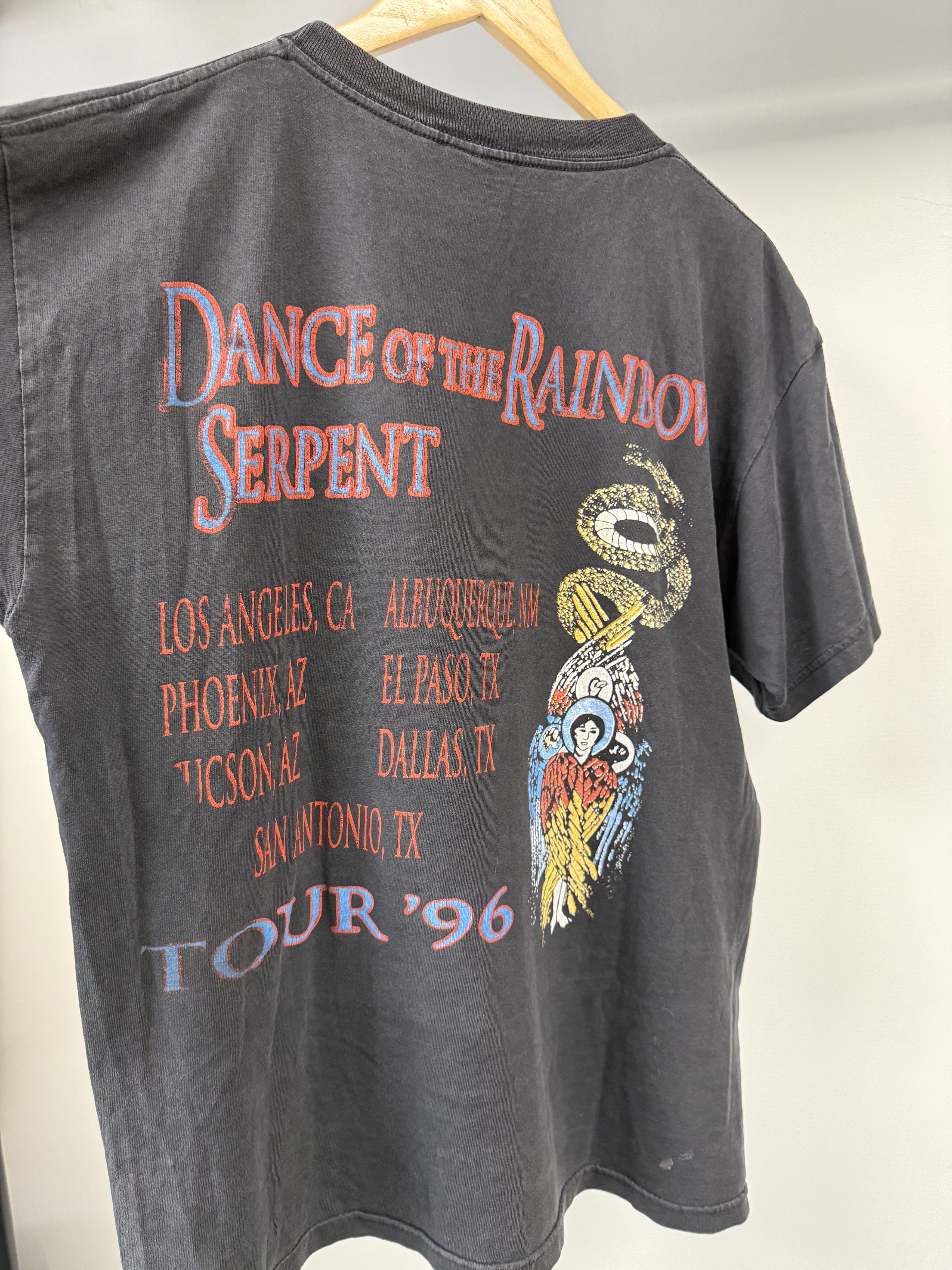Vintage 1996 Carlos Santana "Dance of the Rainbow Serpent" Tee - L Size US L / EU 52-54 / 3 - 4 Thumbnail