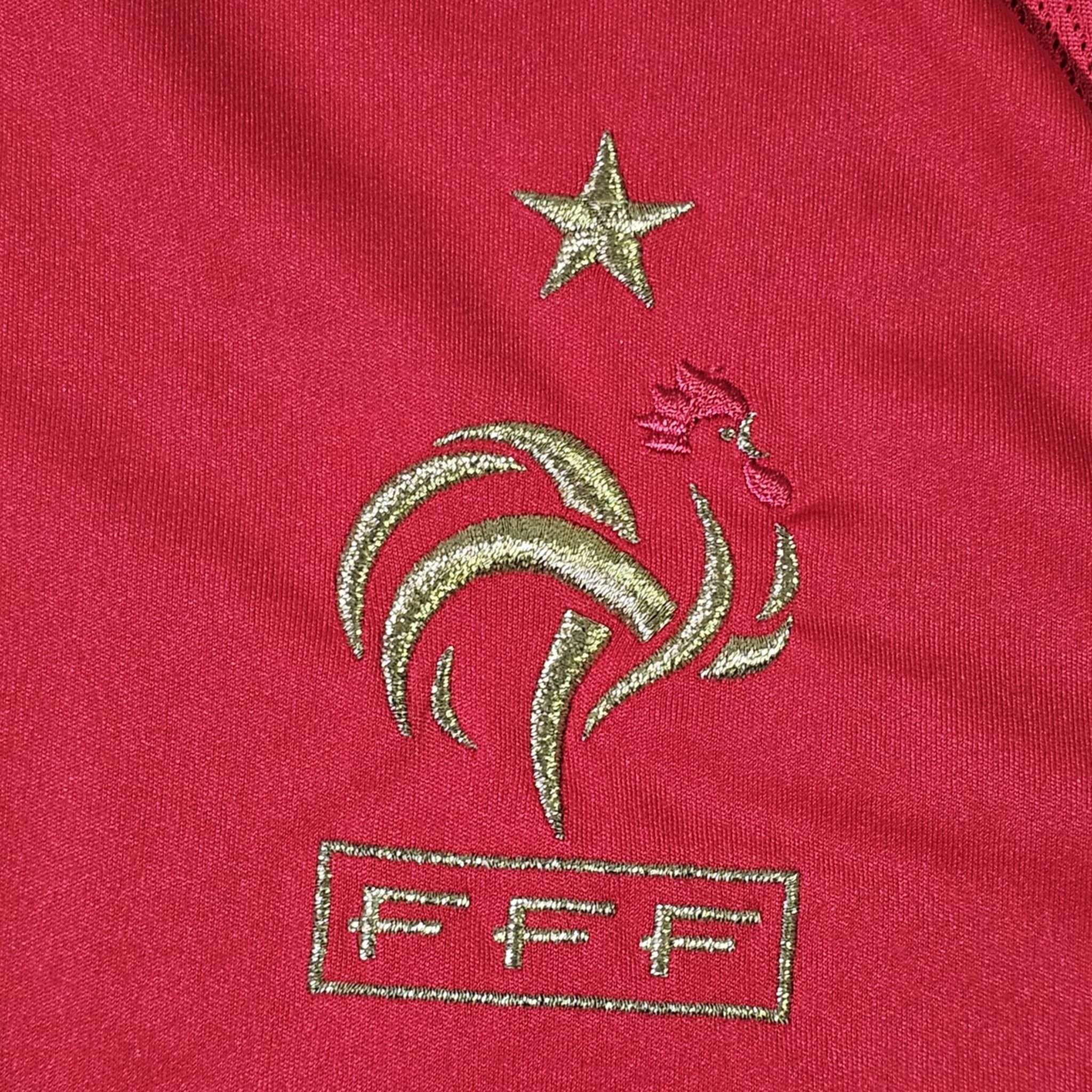 Adidas × Vintage France Vintage Y2K Red Adidas Soccer Jersey Size US L / EU 52-54 / 3 - 3 Thumbnail