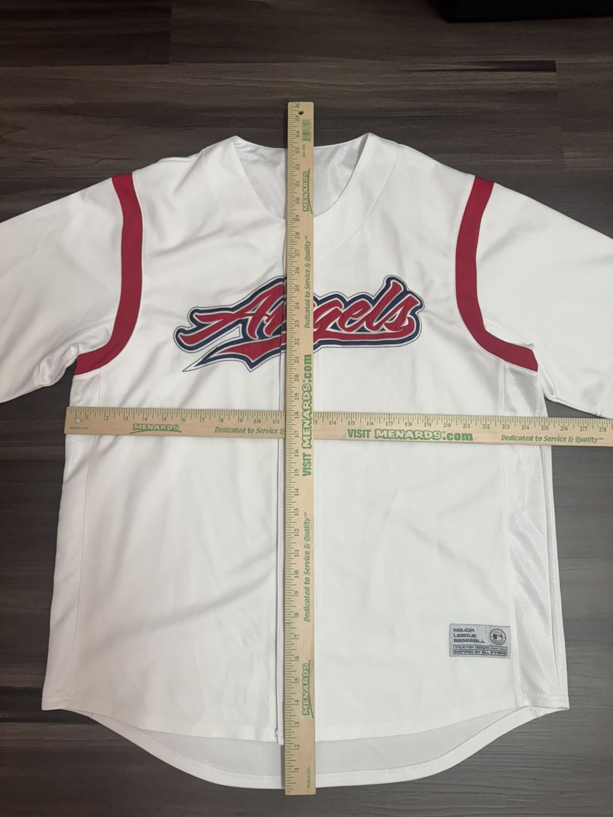 MLB Anaheim Los Angles Angels MLB White Stitched Baseball Jersey Size US XL / EU 56 / 4 - 5 Thumbnail