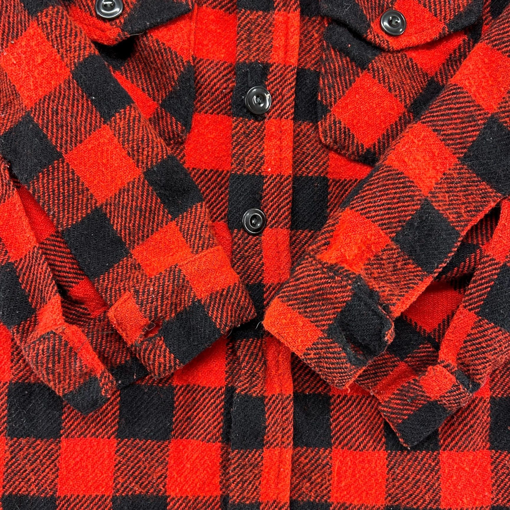 Vintage VINTAGE Frostproof Shirt Mens 17.5 Red Black Button Up Wool Buffalo Plaid 80s Mens Size US XXL / EU 58 / 5 - 3 Thumbnail