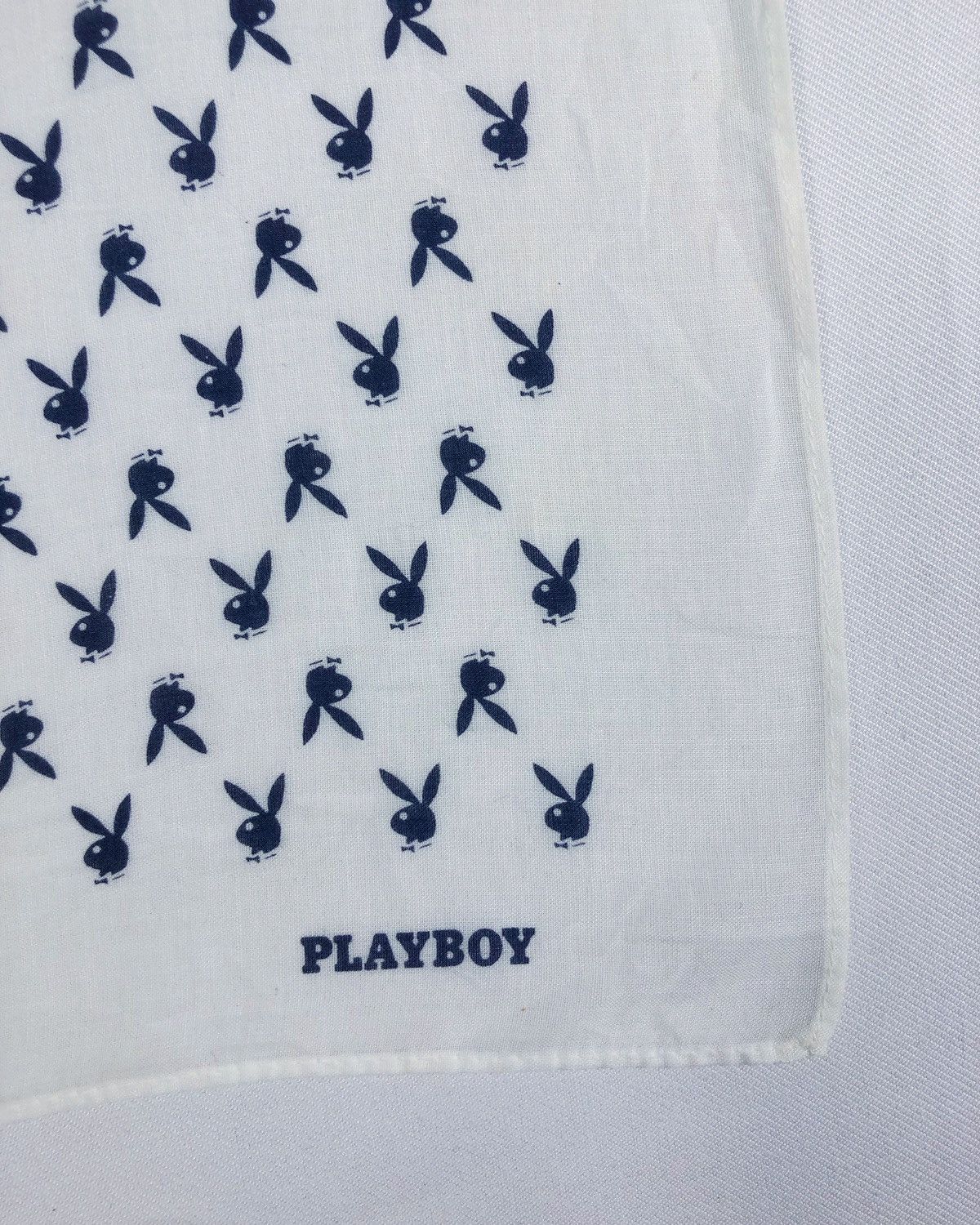 Playboy Rare Vintage Playboy Monogram Handkerchief Bandana Size ONE SIZE - 3 Thumbnail