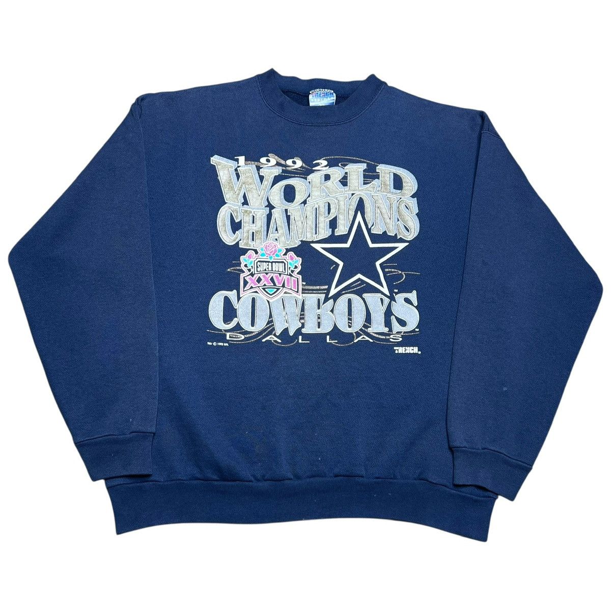 NFL NFL Dallas Cowboys World Champions Trench Ultra Sweatshirt Size US XL / EU 56 / 4 - 1 Thumbnail
