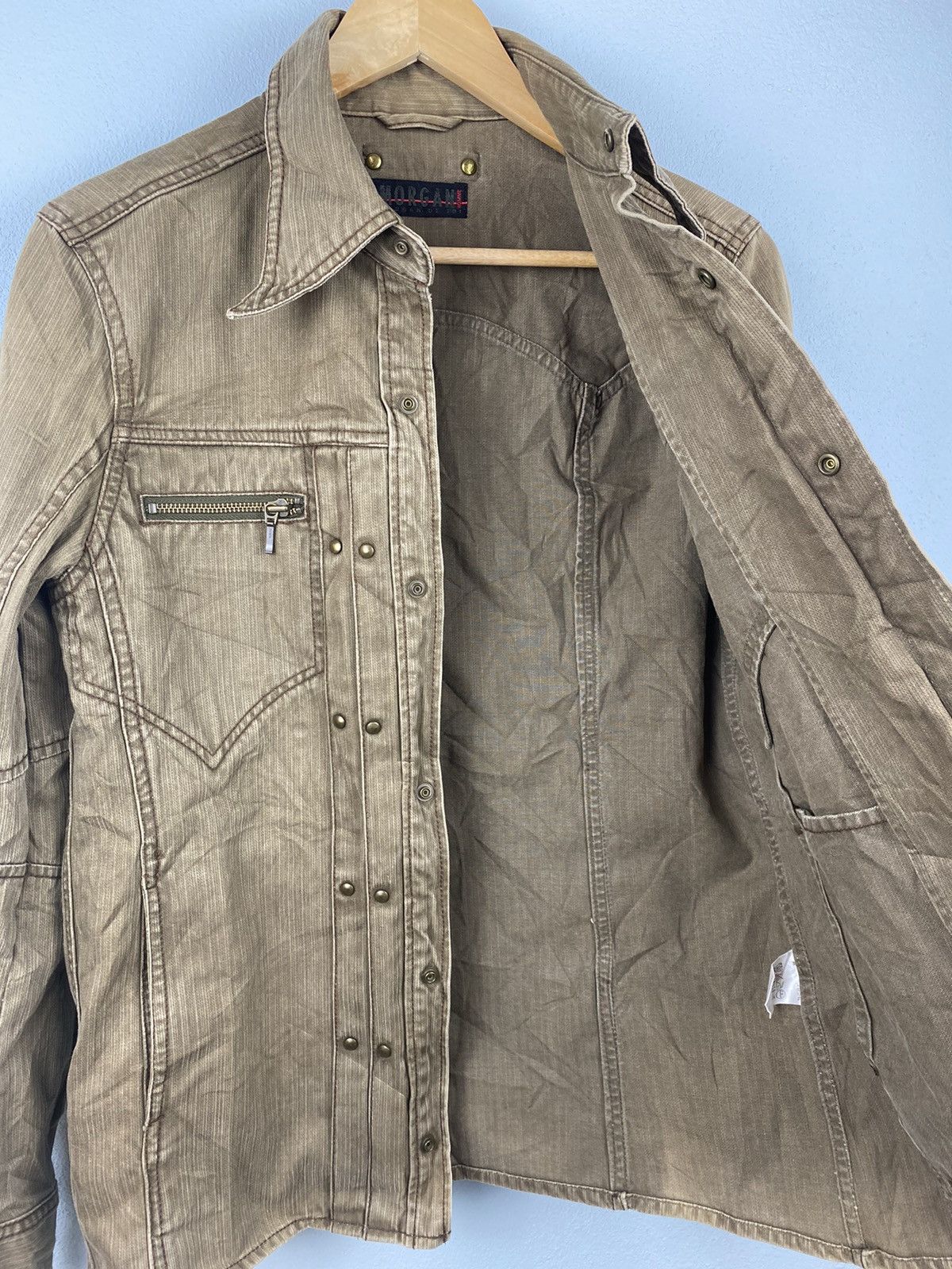Japanese Brand × Vintage Vintage Morgan Homme Denim Jacket Nice Design Size US M / EU 48-50 / 2 - 10 Thumbnail