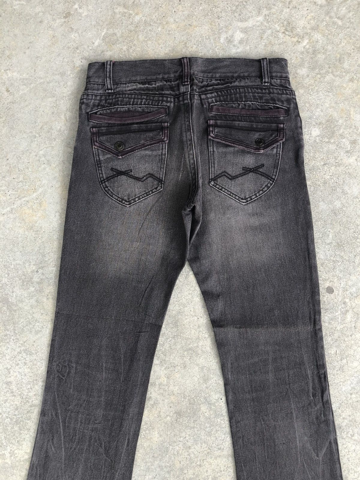 If Six Was Nine Flared Male Bootcut Jeans Distessed Denim Size US 31 - 8 Thumbnail