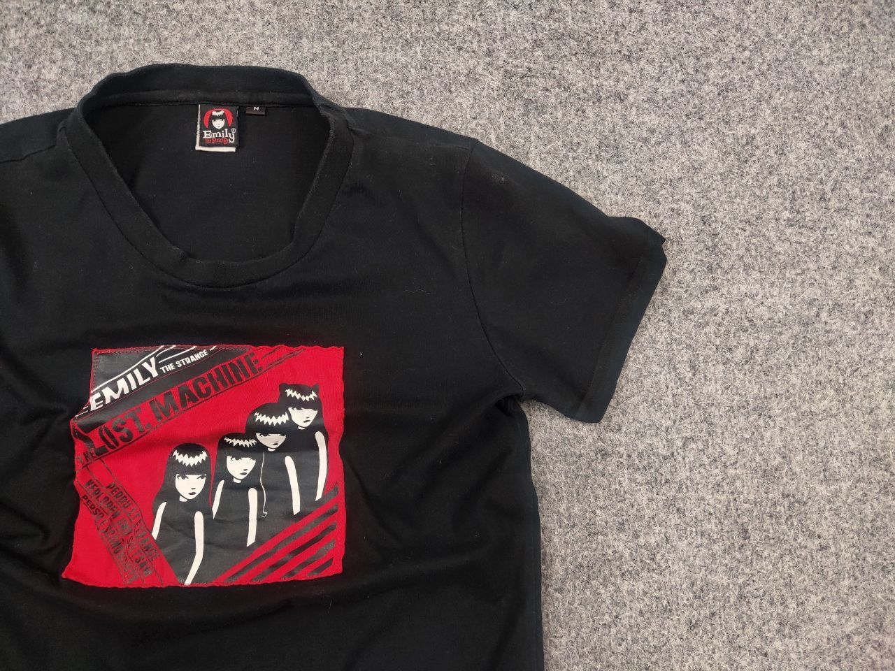 Hysteric Glamour Emily the Strange Vintage Y2K Style Logo Black T shirt Tee Size M / US 6-8 / IT 42-44 - 7 Thumbnail