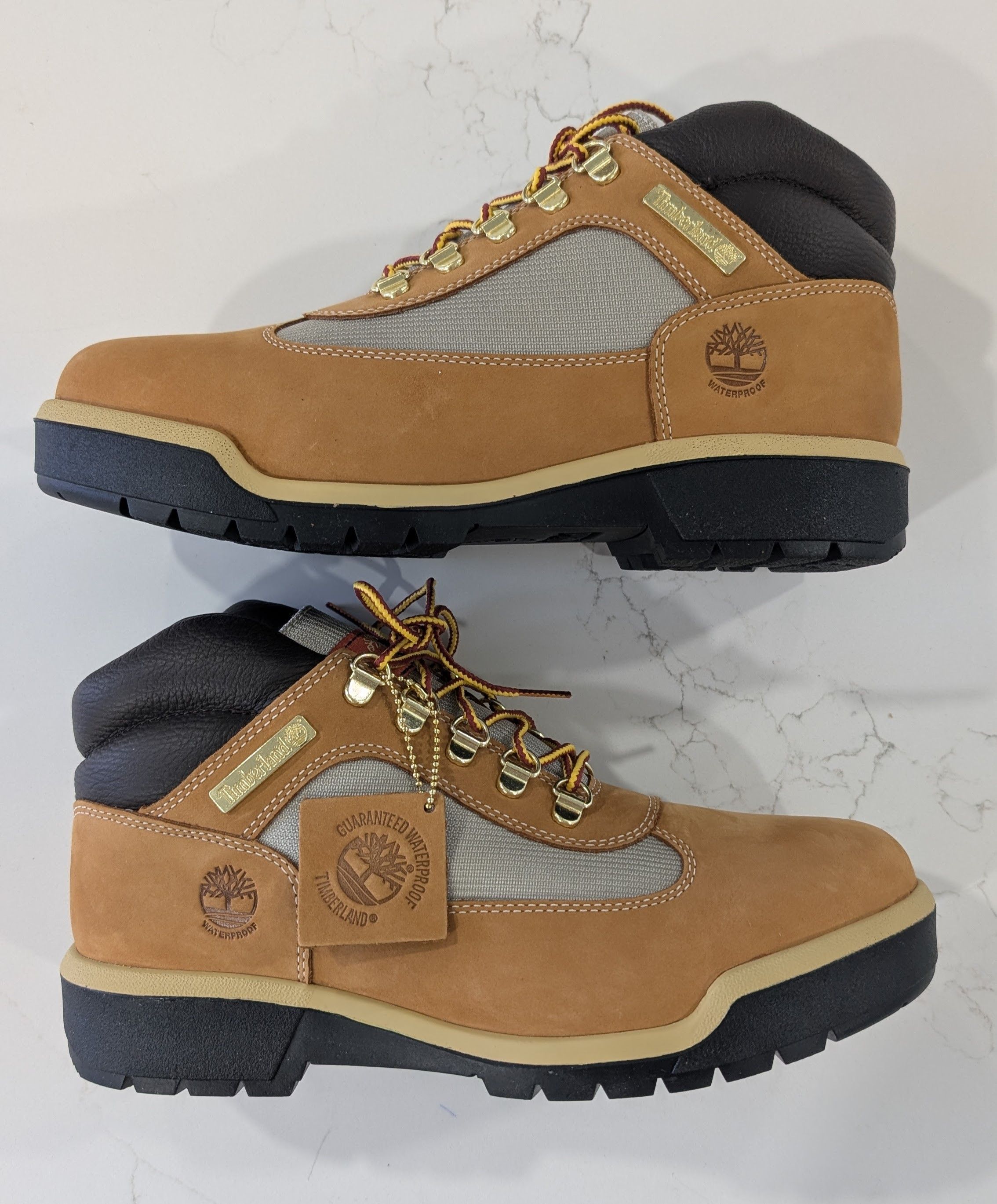 Timberland Timberland Men's 6" Waterproof Field Boot Wheat Nubuck 9 Size US 9 / EU 42 - 1 Thumbnail