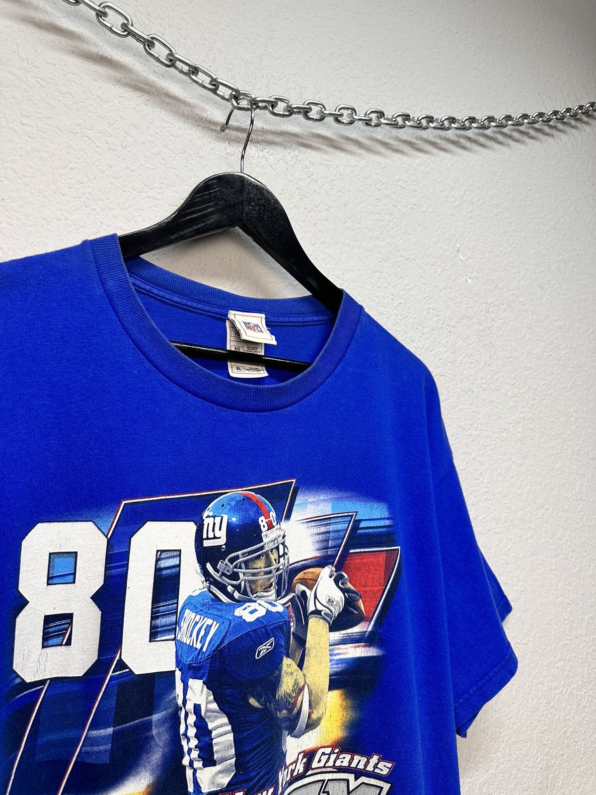 Jerzees FRAMED Autographed JEREMY SHOCKEY New York Blue Jersey Size US XL / EU 56 / 4 - 4 Thumbnail