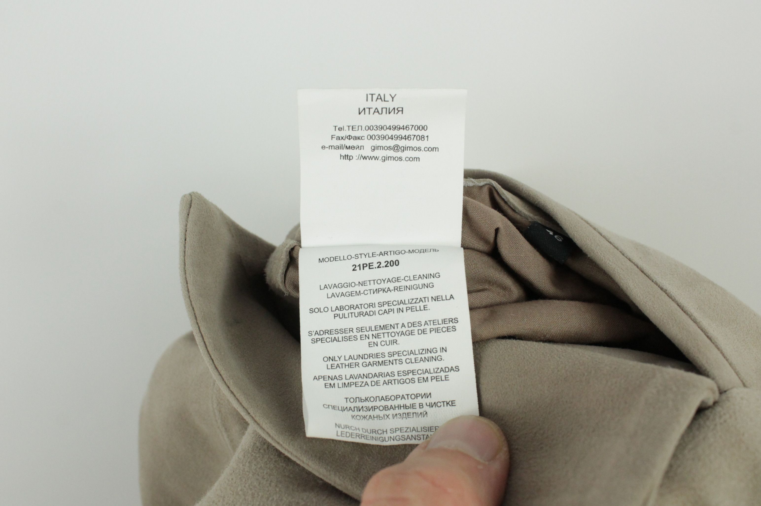 Gimo's Gimo's Gray Suede Leather Blazer Jacket Women's Size M / US 6-8 / IT 42-44 - 13 Thumbnail