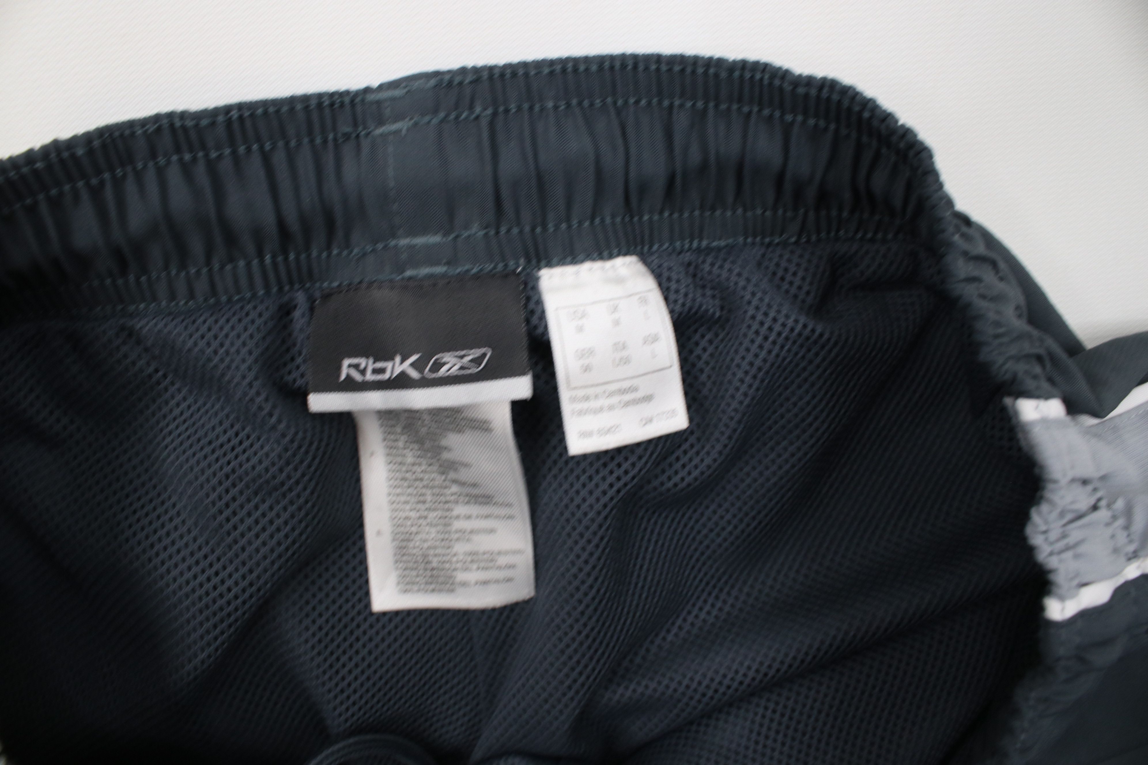 Reebok Vintage Y2K Reebok Logo Lined Wide Leg Pants Sweatpants Gray Size US 34 / EU 50 - 7 Thumbnail