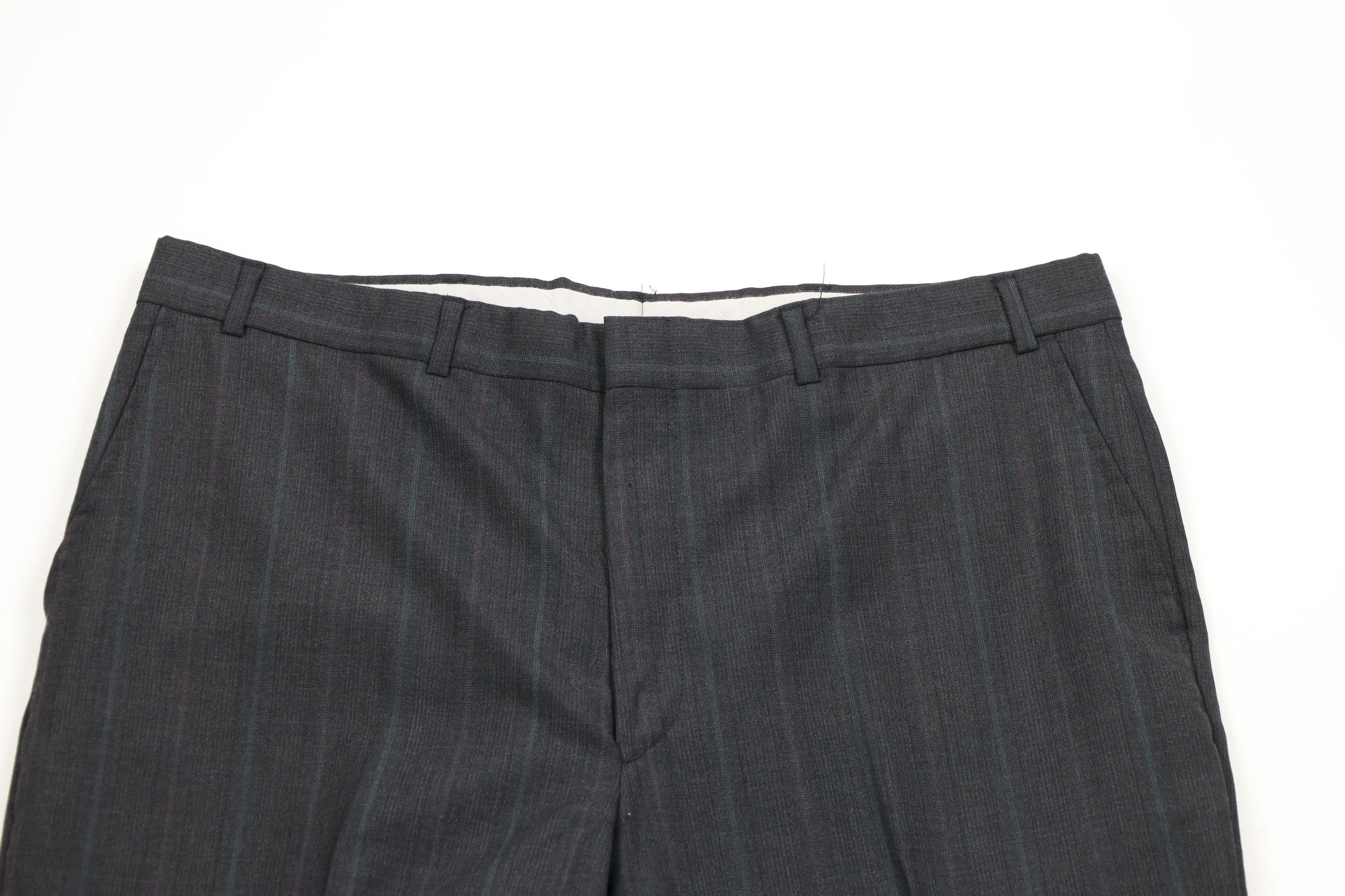 Vintage Vintage 90s Streetwear Striped Wide Leg Chino Pants USA Size US 38 / EU 54 - 2 Thumbnail