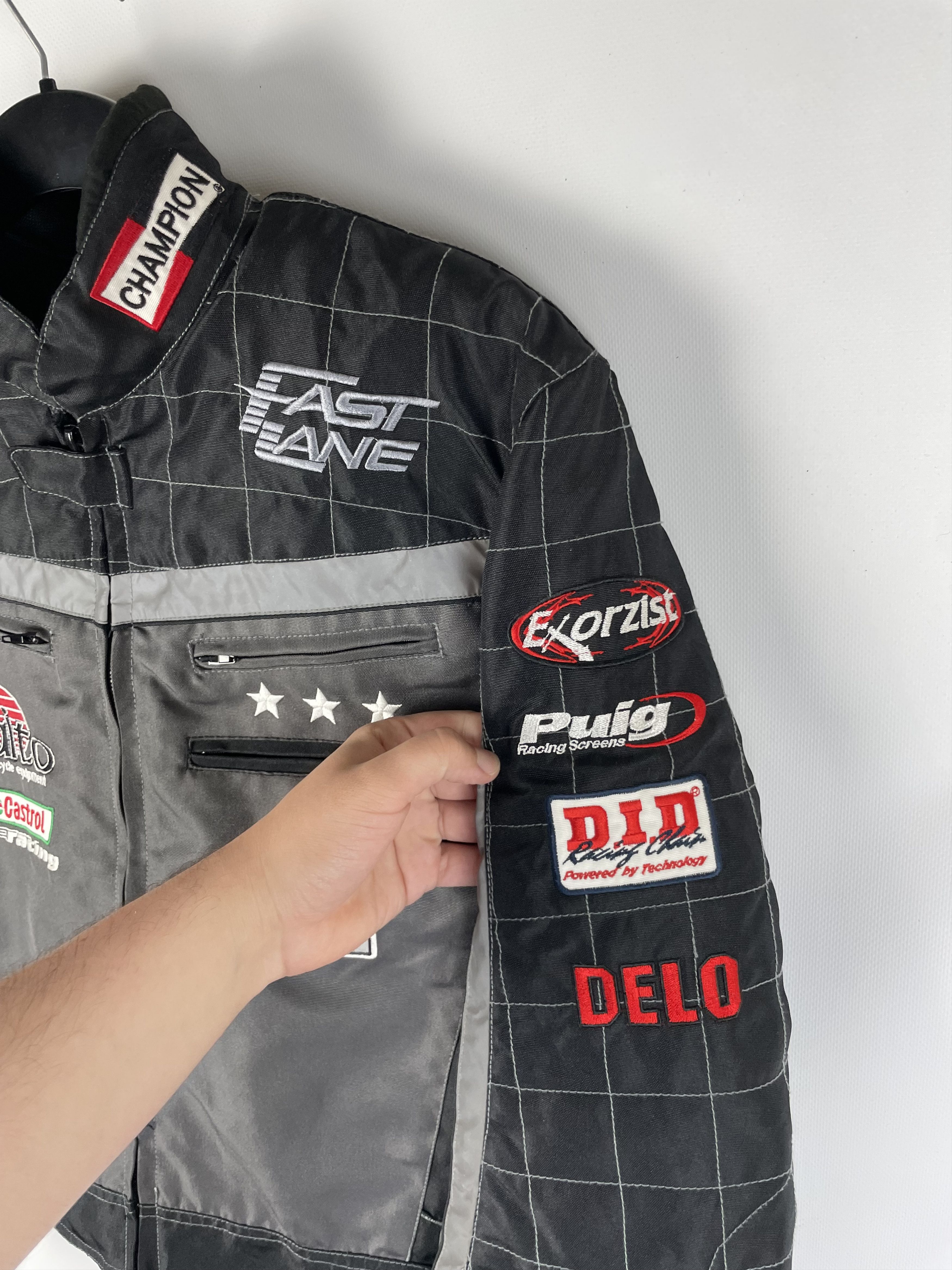 Japanese Brand Fast Lane Racing Jacket Big Logo Vintage Team Size US S / EU 44-46 / 1 - 4 Thumbnail