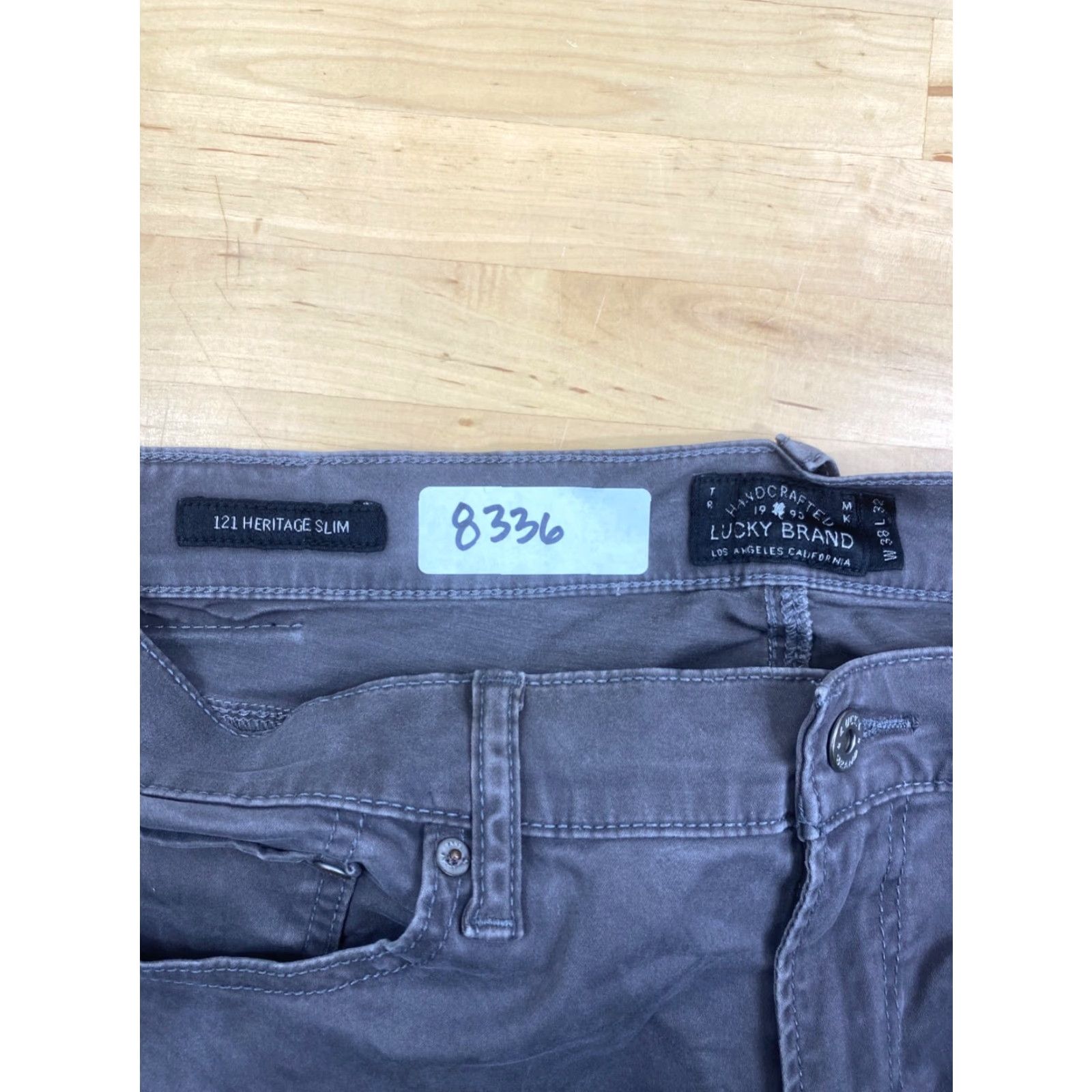 Lucky Brand Lucky Brand 121 Heritage Slim Jeans Mens 38x29 Gray Casual Slim Straight Jeans Men 38 29 Gray Lucky Brand 121 Heritage Slim Jeans Mens Size US 38 / EU 54 - 4 Thumbnail
