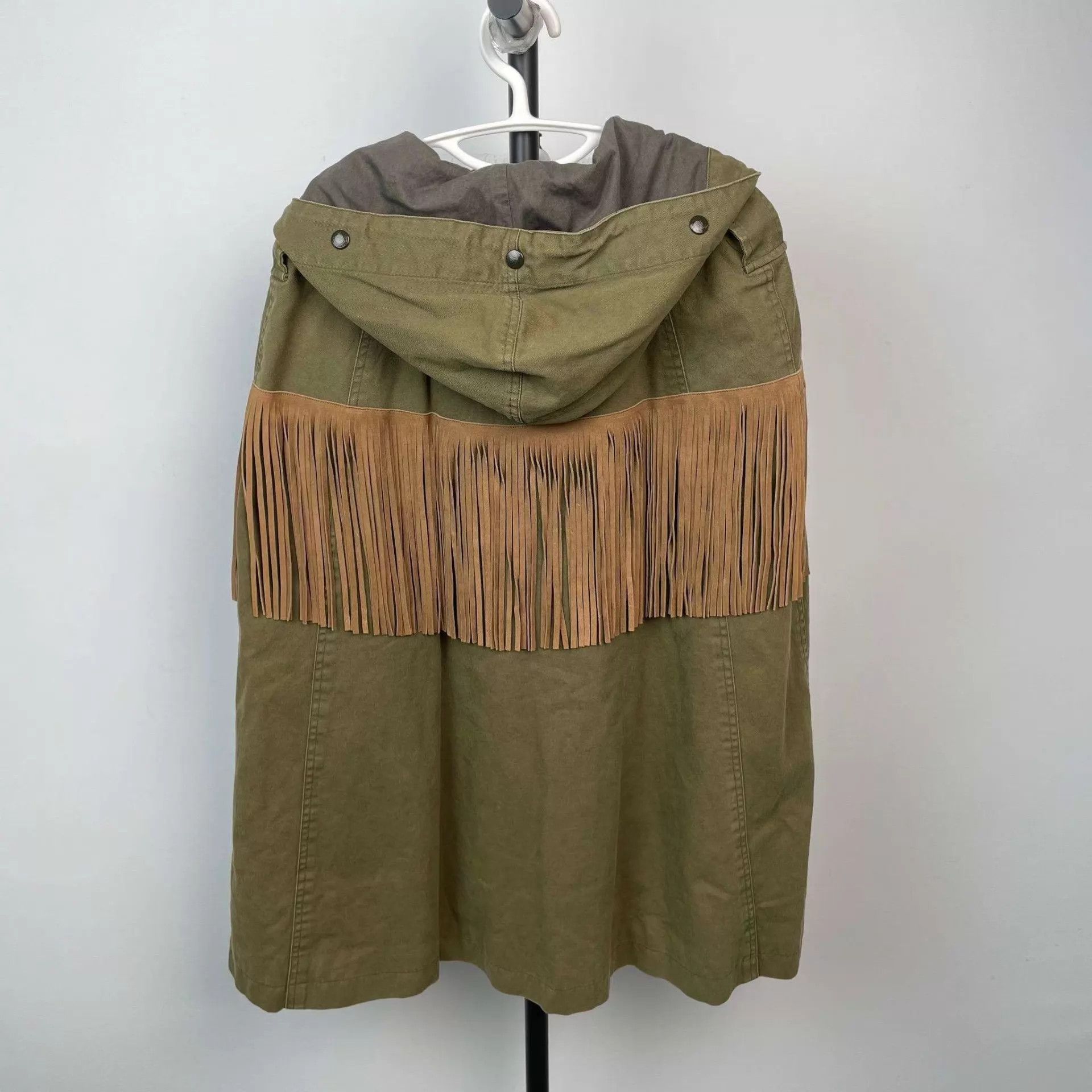 Saint Laurent Paris YSL Fringe Cloak Size XS / US 0-2 / IT 36-38 - 2 Thumbnail