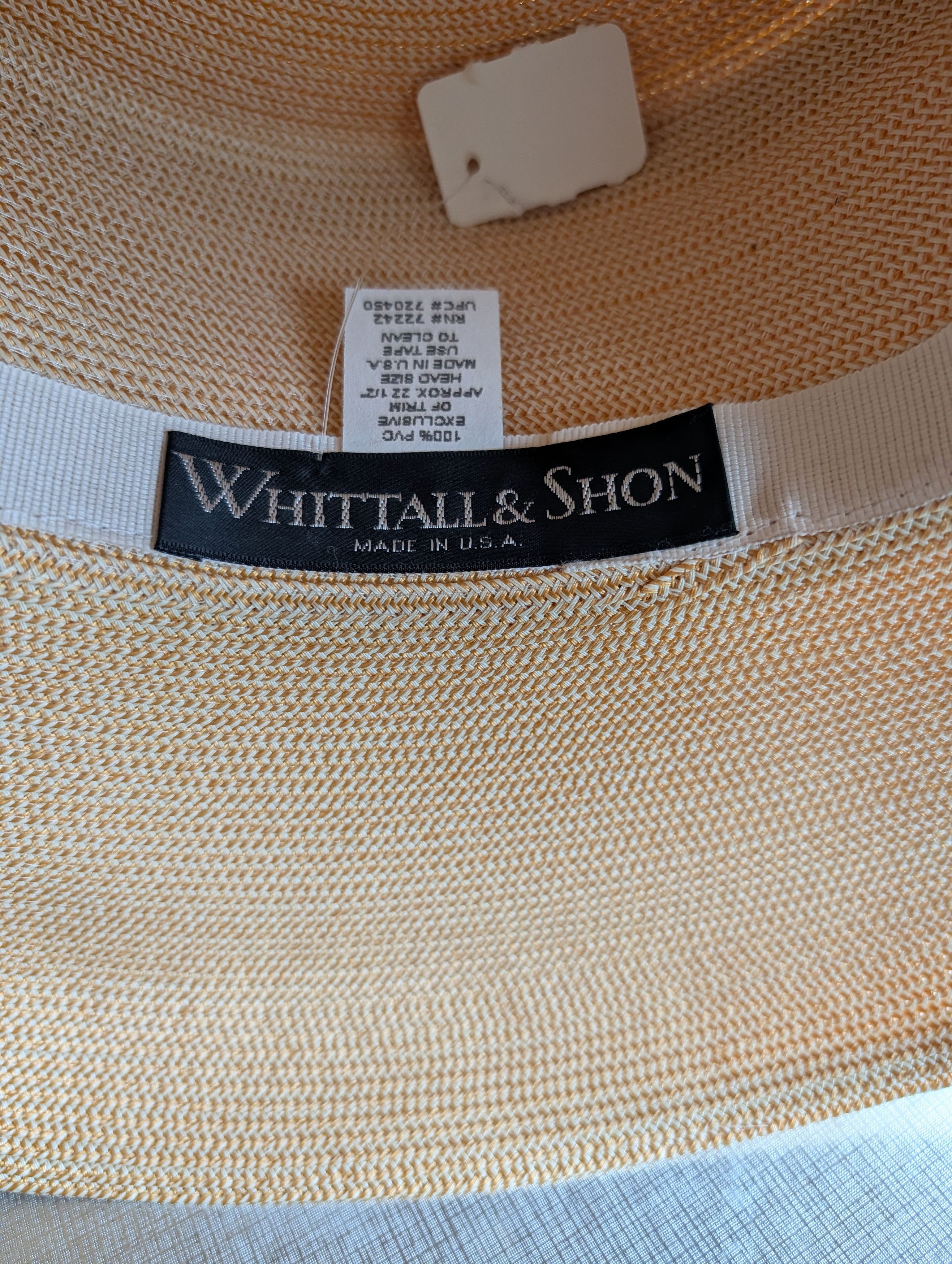 Other Whittall & Shon Gold Straw Hat Purse Set NWT Kentucky Derby Size ONE SIZE - 2 Thumbnail