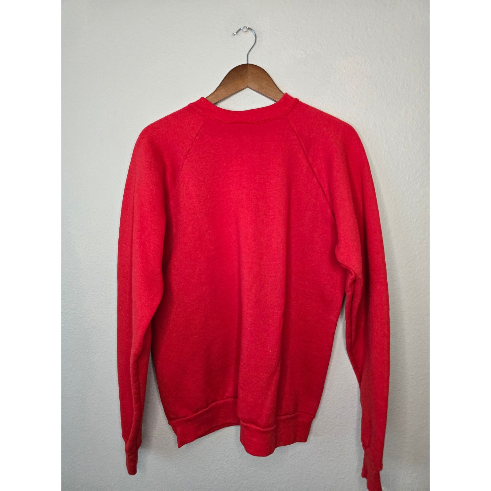 Fruit Of The Loom × Vintage Vintage Blank Red Crewneck Fruit Of The Loom XL Sweatshirt Size US XL / EU 56 / 4 - 5 Thumbnail