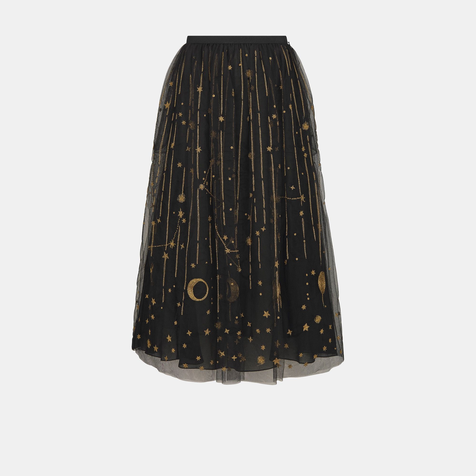 Dior o1bcso1str0126 Midi Skirts in Black Size 24" / US 00 / IT 34 - 1 Preview