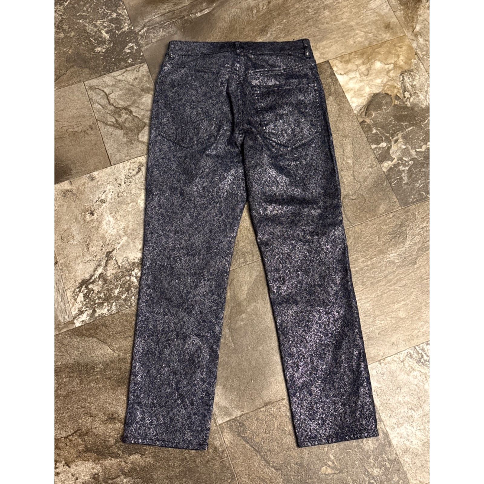 Express Express Jeans Slim Straight 10 Blue Denim 5-Pocket Stretch High Rise NWT Vintage No Womens Jeans US Size 10 Blue Size 32" / US 10 / IT 46 - 4 Thumbnail