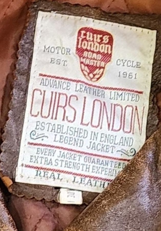 Leather Cuirs London Vintage Jacket Size US M / EU 48-50 / 2 - 2 Thumbnail