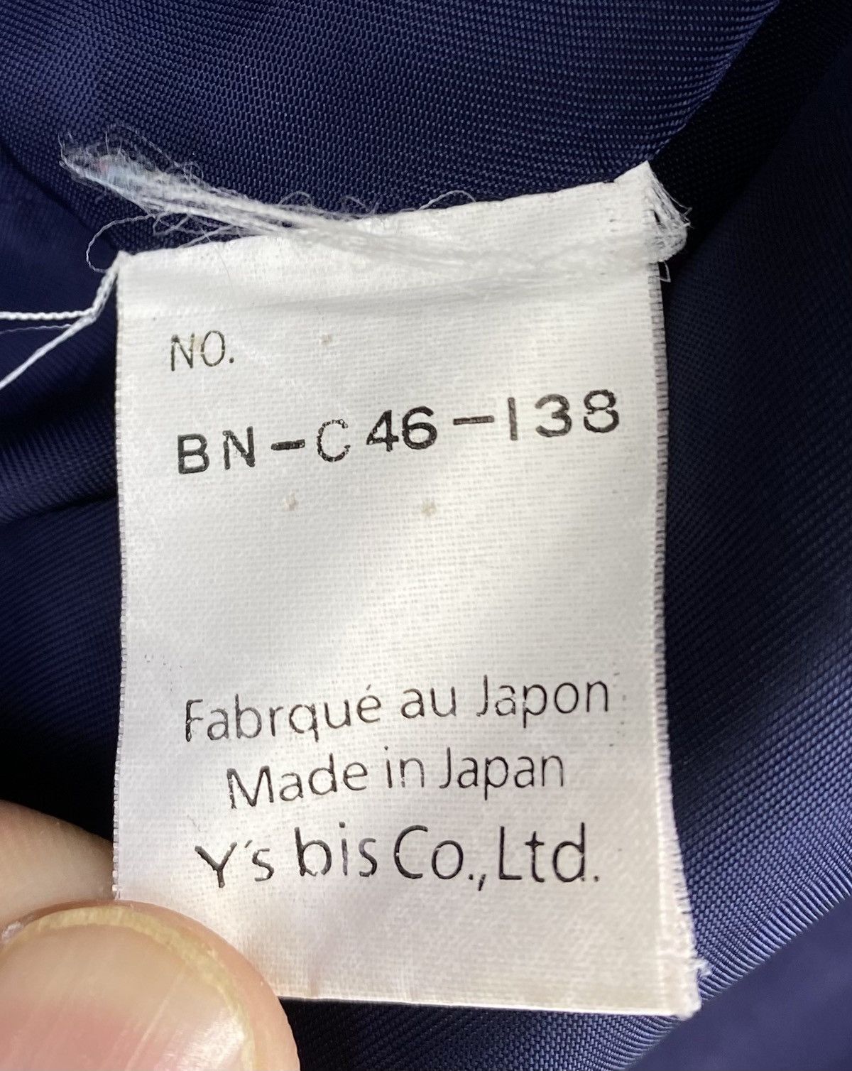 Yohji Yamamoto Vintage Yohji Yamamoto Y’S Bis Rare Wool Jacket Size M / US 6-8 / IT 42-44 - 9 Thumbnail