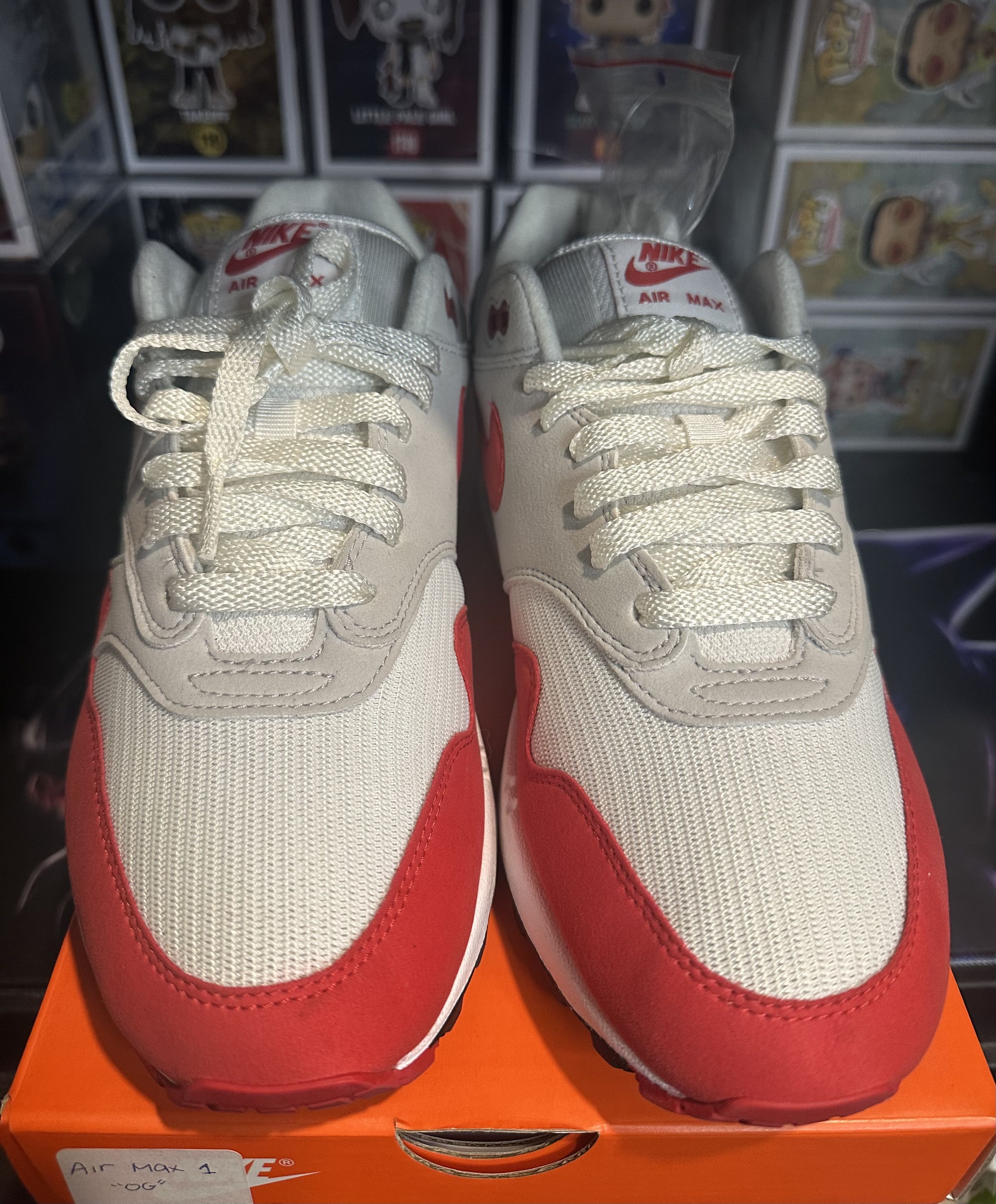 Nike Nike Air Max 1 Anniversary 'OG Red' 2017 Size US 8.5 / EU 41-42 - 4 Thumbnail