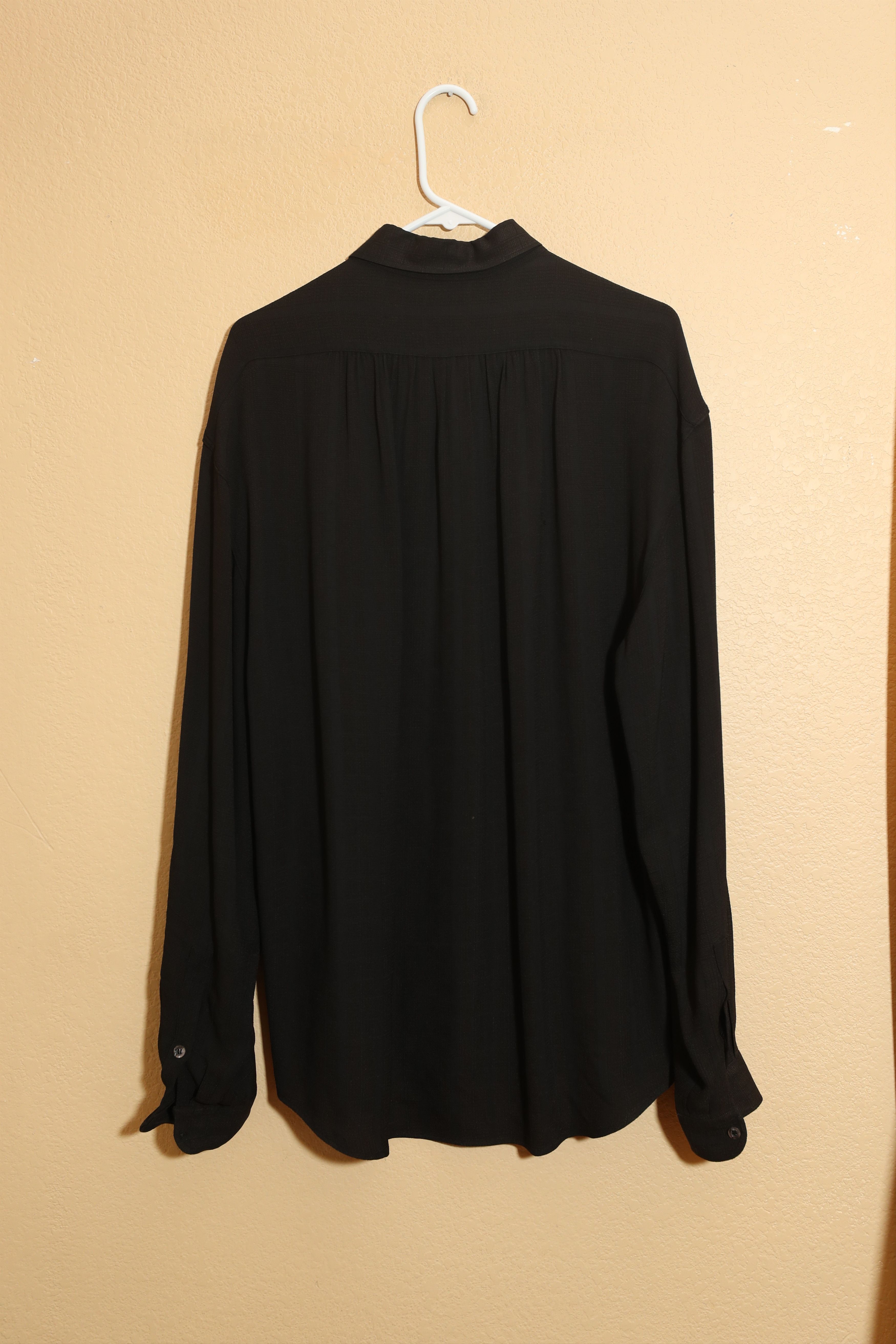 Zanella Zanella Vintage Long Sleeve Black Button Up (M) Size US M / EU 48-50 / 2 - 2 Thumbnail