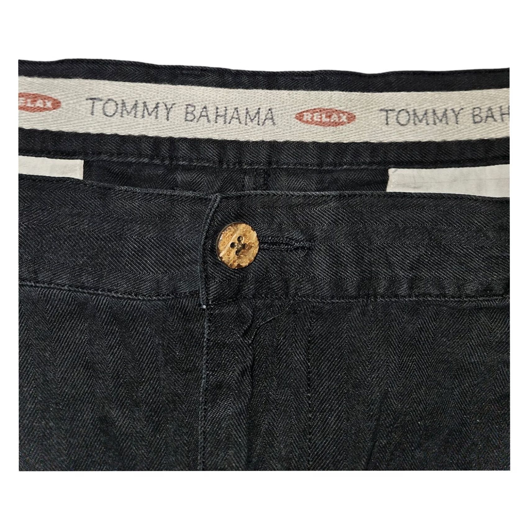 Tommy Bahama Tommy Bahama Silk Short Men's 40 Chino Black Pleated Relax Embroidered Vacation Size US 40 / EU 56 - 3 Thumbnail