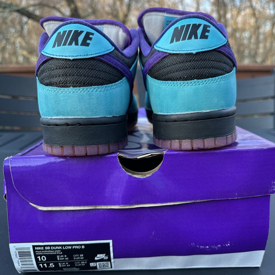 Nike Size 10 - Nike SB Dunk Low Custom Skeletor Teal Purple Black Size US 10 / EU 43 - 12 Thumbnail
