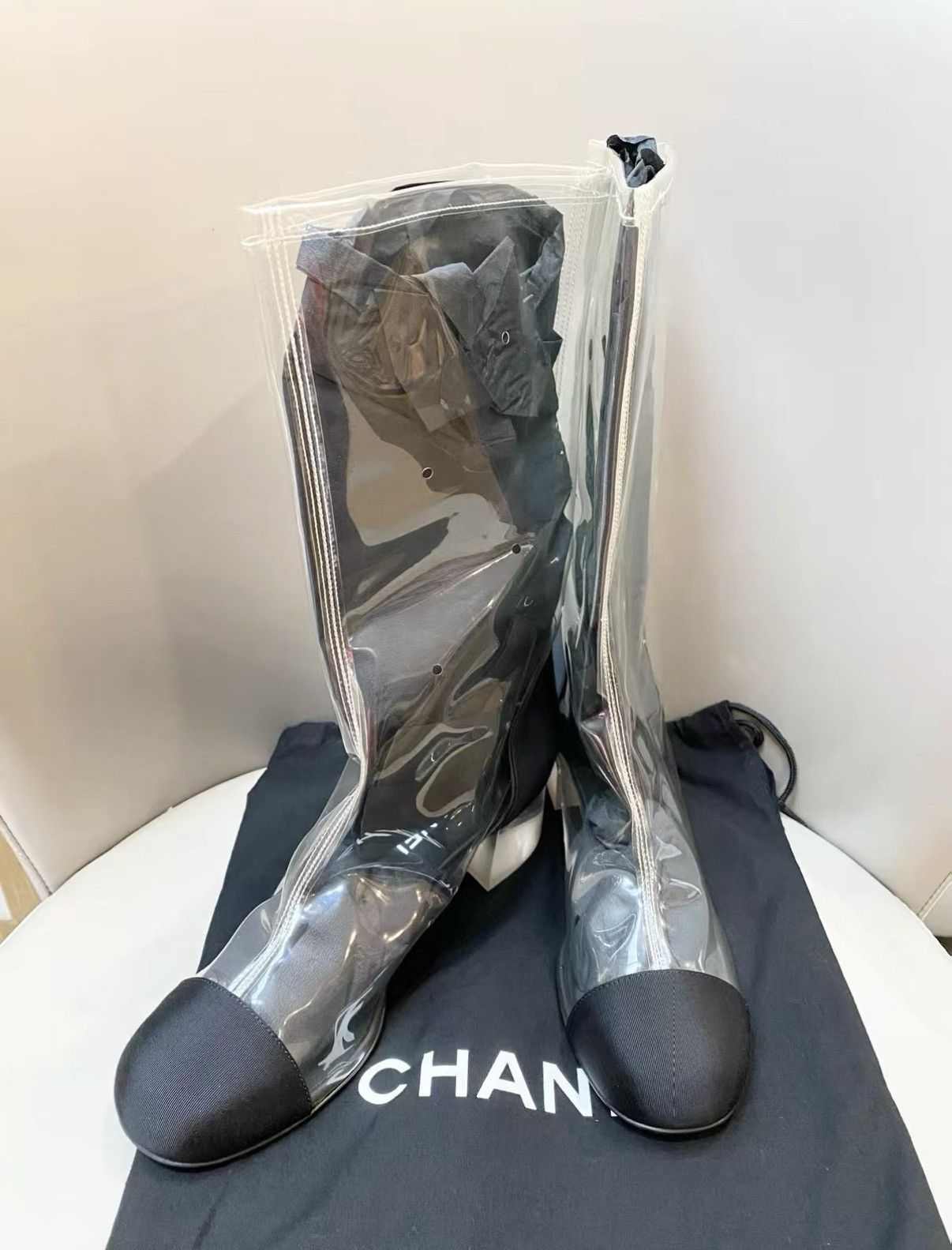 Chanel Chanel Mid-Calf Rain Boots J33 Size US 9 / IT 39 - 2 Thumbnail