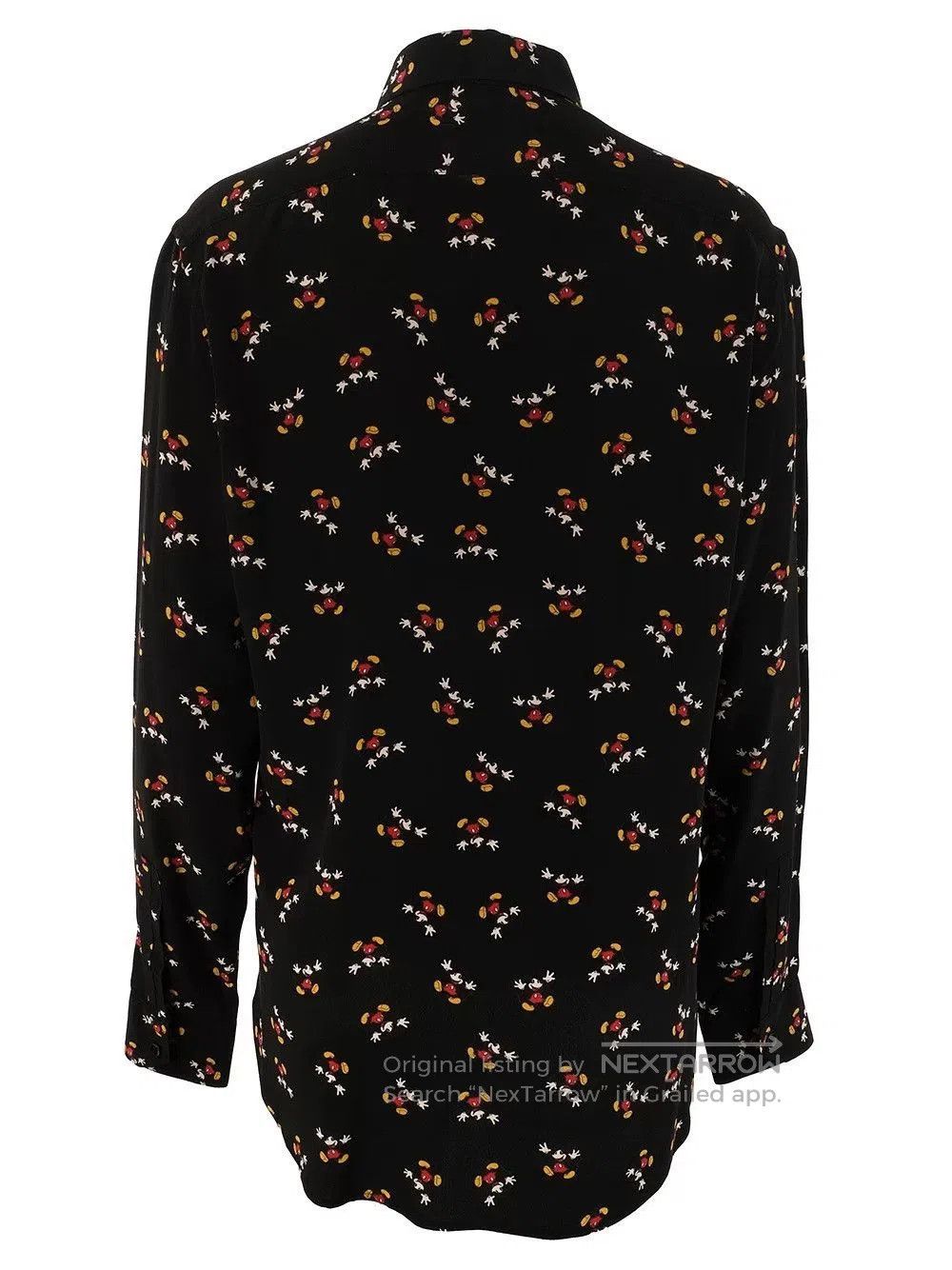 Yves Saint Laurent Saint Laurent Silk Mickey Mouse Shirt. Size S / US 4 / IT 40 - 2 Thumbnail