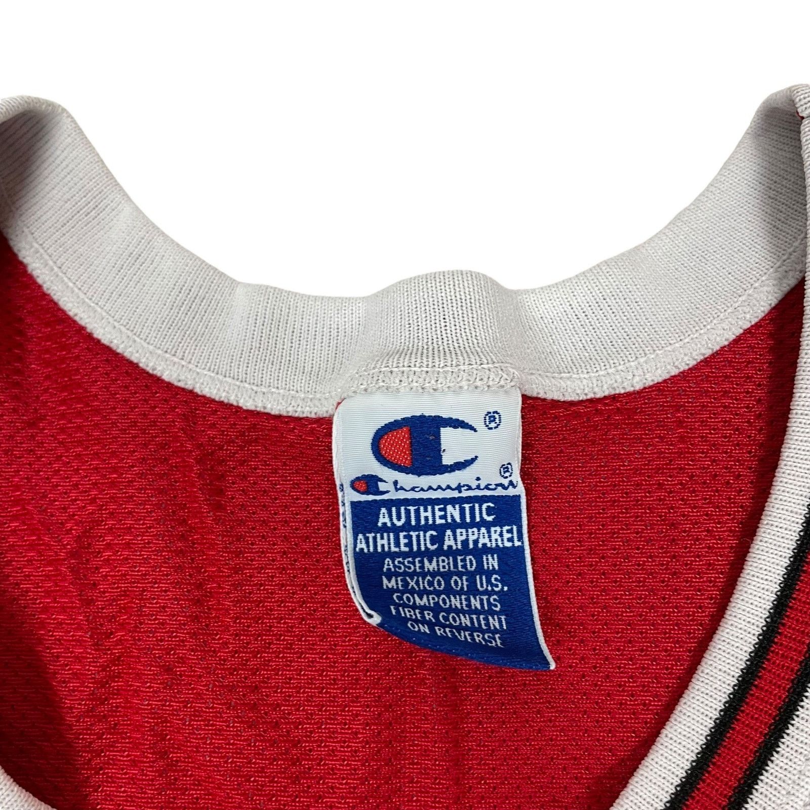 Champion × Vintage Vintage Champion Mens Red Michael Jordan# 23 Bulls Jersey 40 Size US XXS / EU 40 - 7 Thumbnail