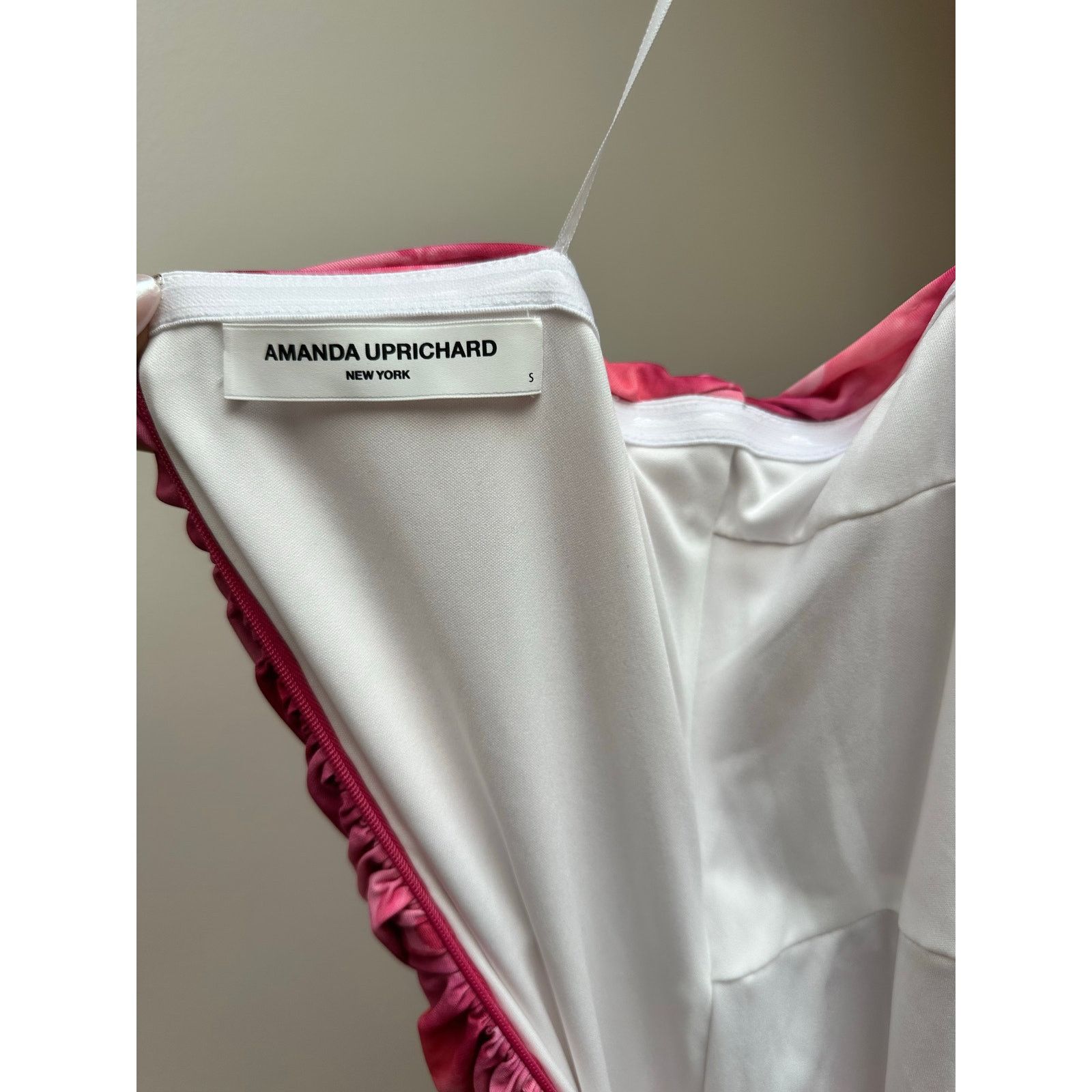 Amanda Uprichard Amanda Uprichard Levi Mini Dress Pink Ruched size Small Size S / US 4 / IT 40 - 7 Thumbnail
