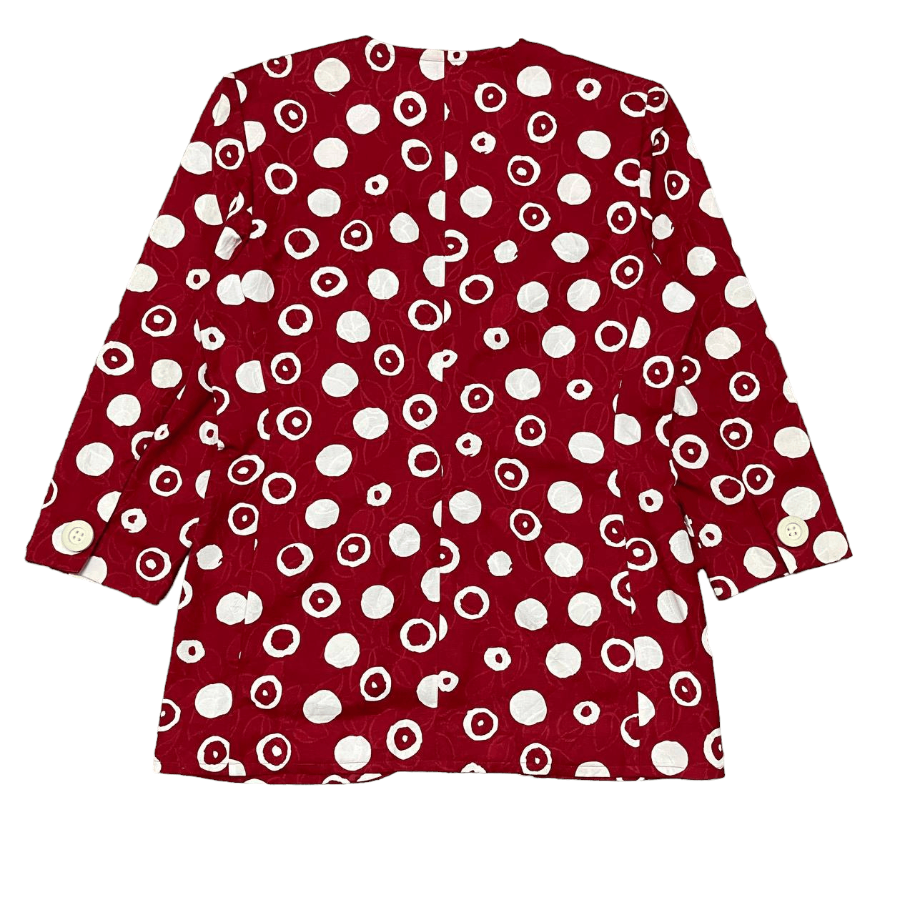 Yves Saint Laurent Vintage YSL Yves Saint Laurent Polka Dot Jacket Red Size M / US 6-8 / IT 42-44 - 11 Thumbnail