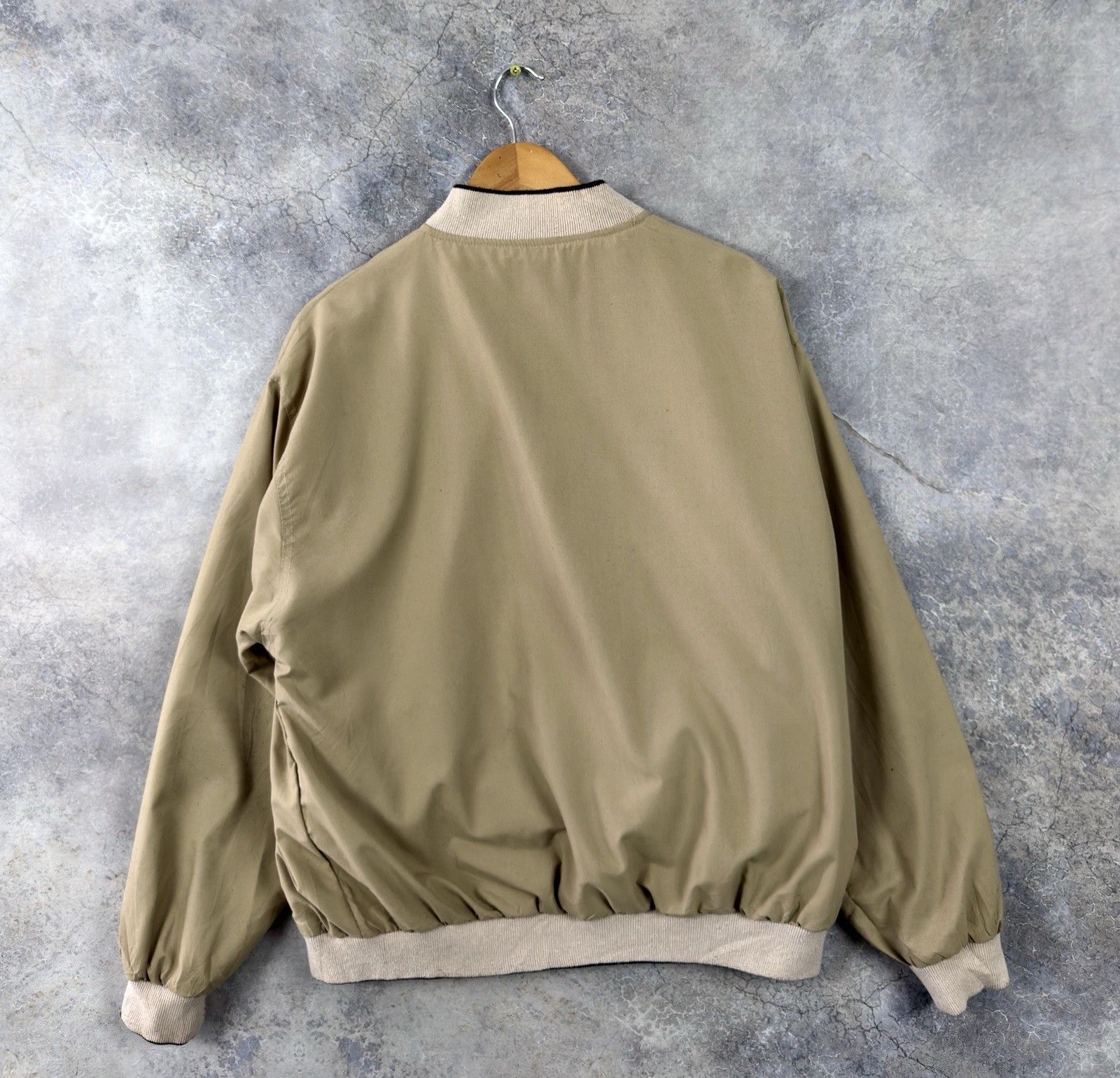 Lacoste Lacoste Vintage Reversible 2-Sides Bomber Jacket Size US XL / EU 56 / 4 - 11 Thumbnail
