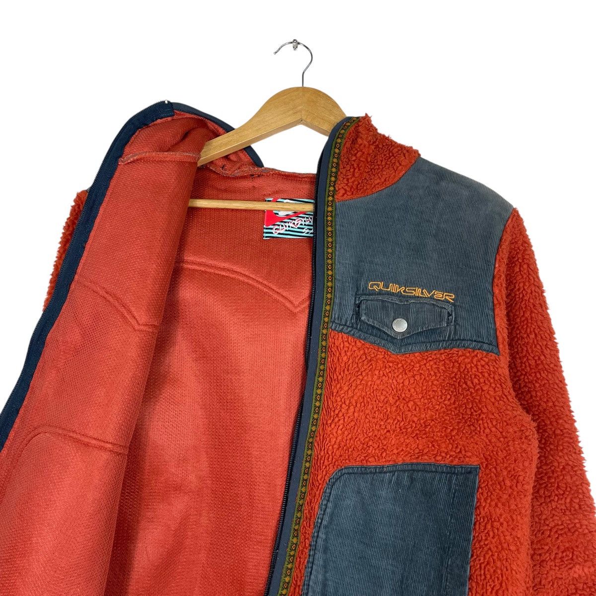 Quiksilver 💥QUIKSILVER BOA FLEECE ZIPPER HOODIE SWEATER Size US M / EU 48-50 / 2 - 11 Thumbnail