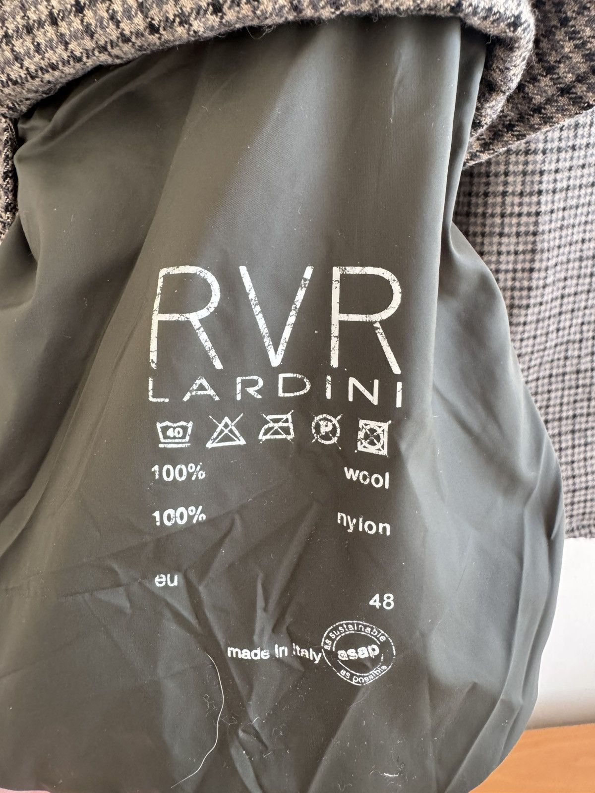 Lardini RVR Lardini Reversible Wool / Polyester Jacket Size 48 Italy Size US M / EU 48-50 / 2 - 5 Thumbnail