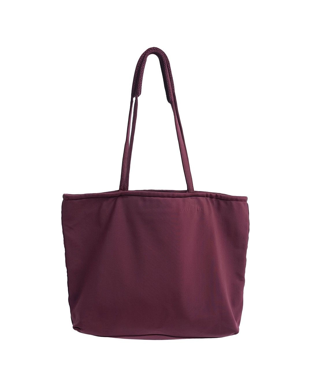 Miu Miu Miu Miu S/S1999 Burgundy Neoprene Tote Bag Size ONE SIZE - 2 Thumbnail