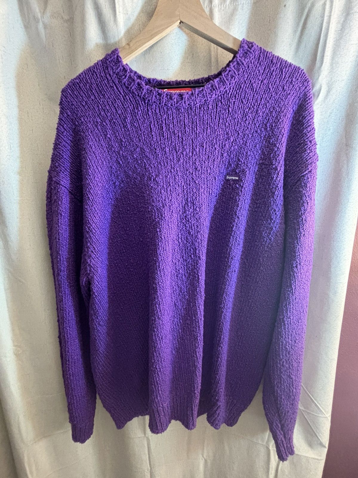 Supreme Bouclé Small Box Sweater | Grailed