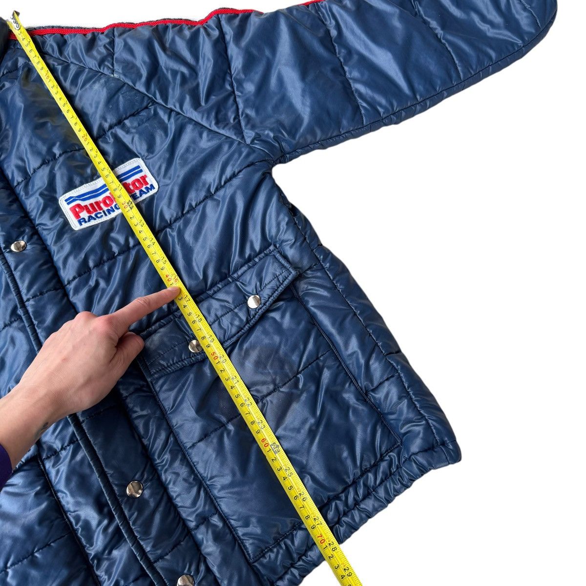 Swingster 80s Swingster True Vintage Purolator Puffy Racing Jacket Size US L / EU 52-54 / 3 - 11 Thumbnail