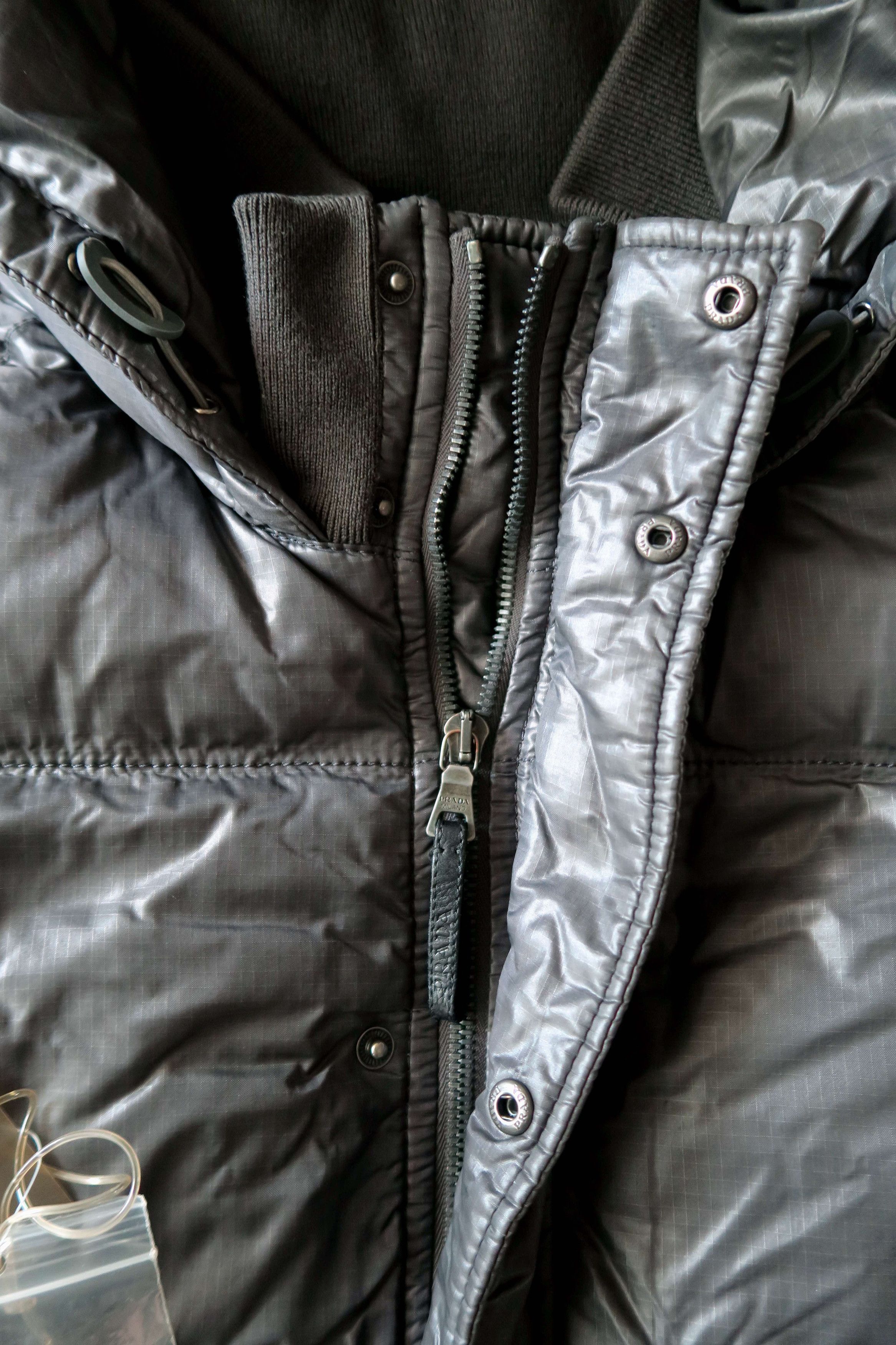 Prada Prada Quilted Puffer Down Hooded Jacket (Art. SGA829) Size US L / EU 52-54 / 3 - 18 Thumbnail