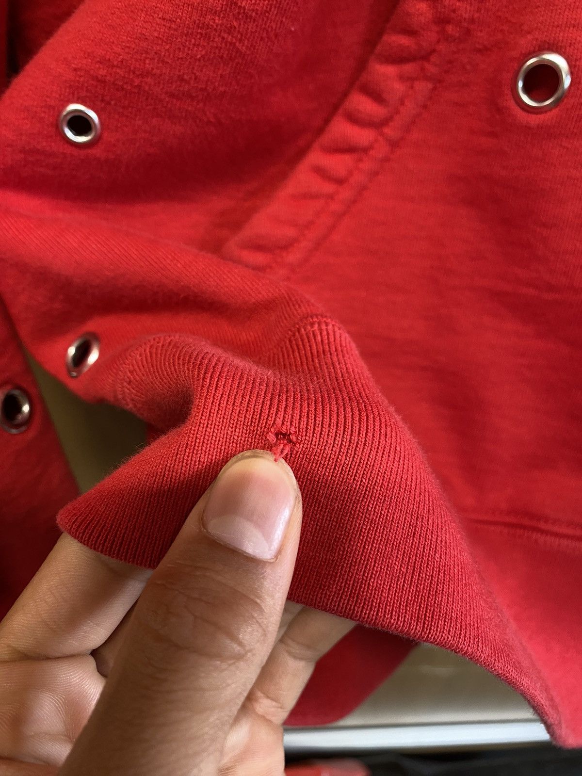 Supreme Supreme eyelet hoodie SS20 Size US M / EU 48-50 / 2 - 6 Thumbnail
