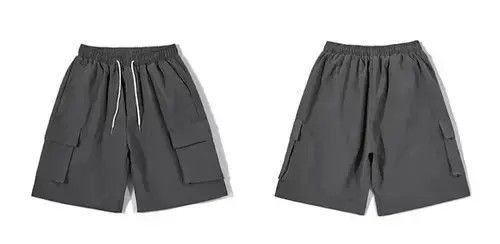 Other 21SS Indigo Union Japan Dark Grey Pockets Cargo Shorts Size US 31 - 2 Thumbnail
