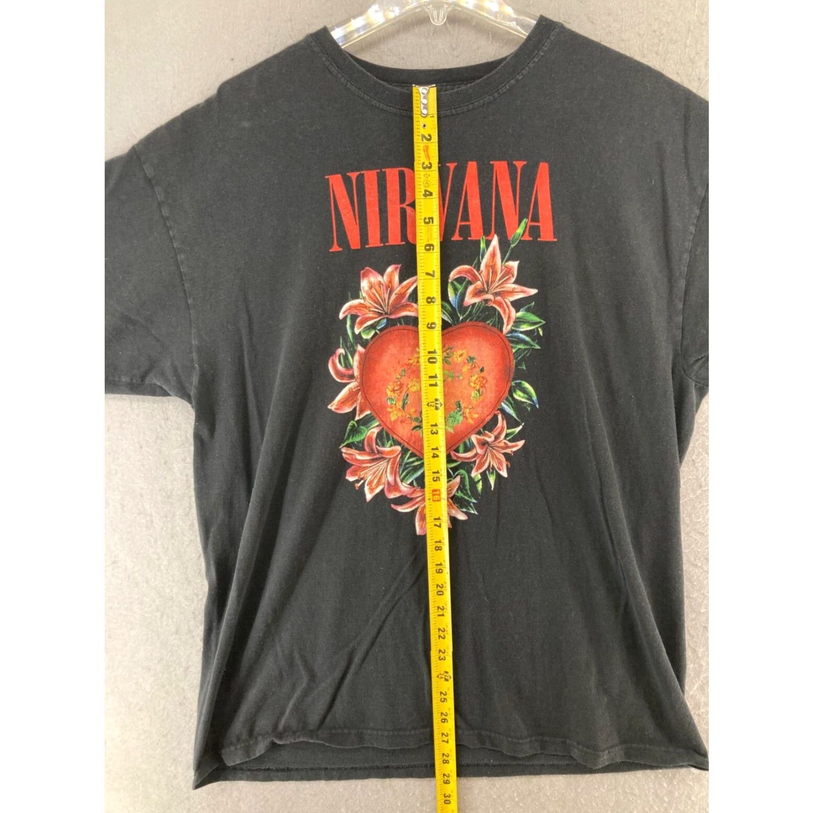 Vintage Nirvana Mens T-Shirt XL Black Graphic Rock Band Cotton Short Sleeve Casual 2020s Size US XL / EU 56 / 4 - 3 Thumbnail