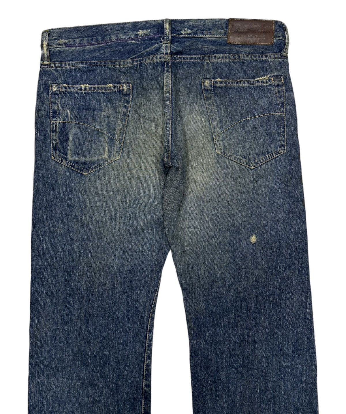 Andy Warhol × Hysteric Glamour 🔥HYSTERIC GLAMOUR X ANDY WARHOL SELVEDGE JEANS DISTRESSED Size US 34 / EU 50 - 4 Thumbnail